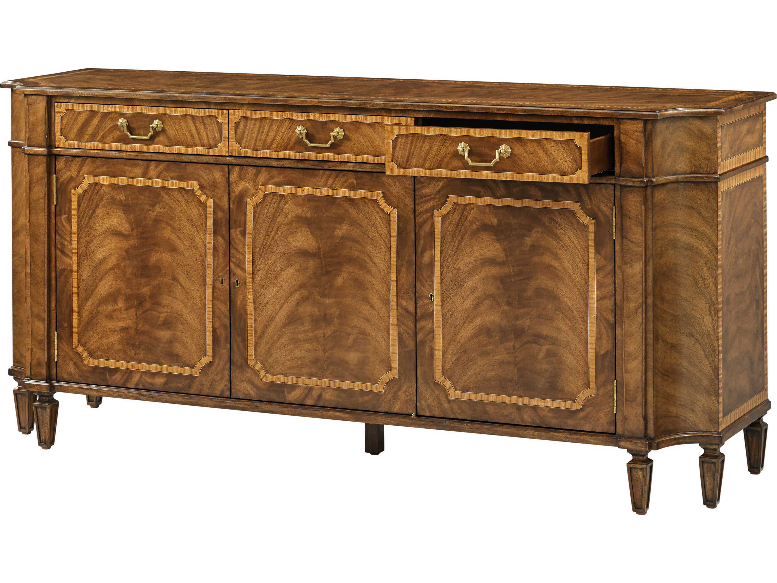 Theodore Alexander Sloane 78" Classic English Sloane Sideboard