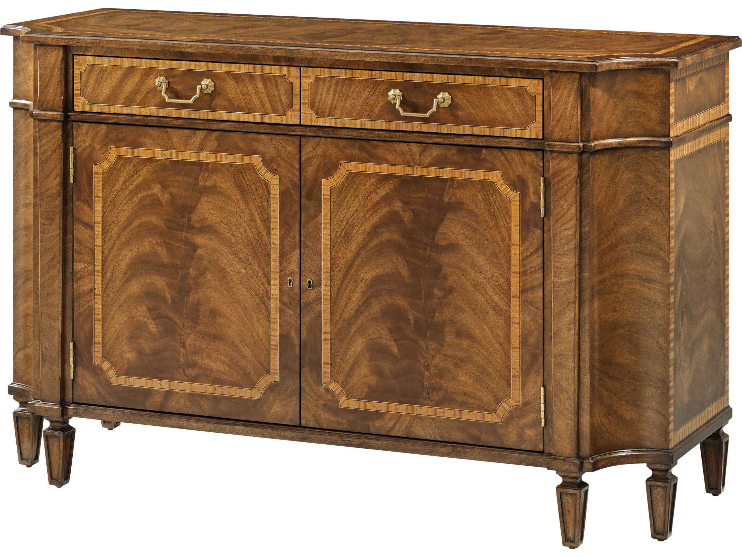 Theodore Alexander Sloane Classic English Brown Accent Chest