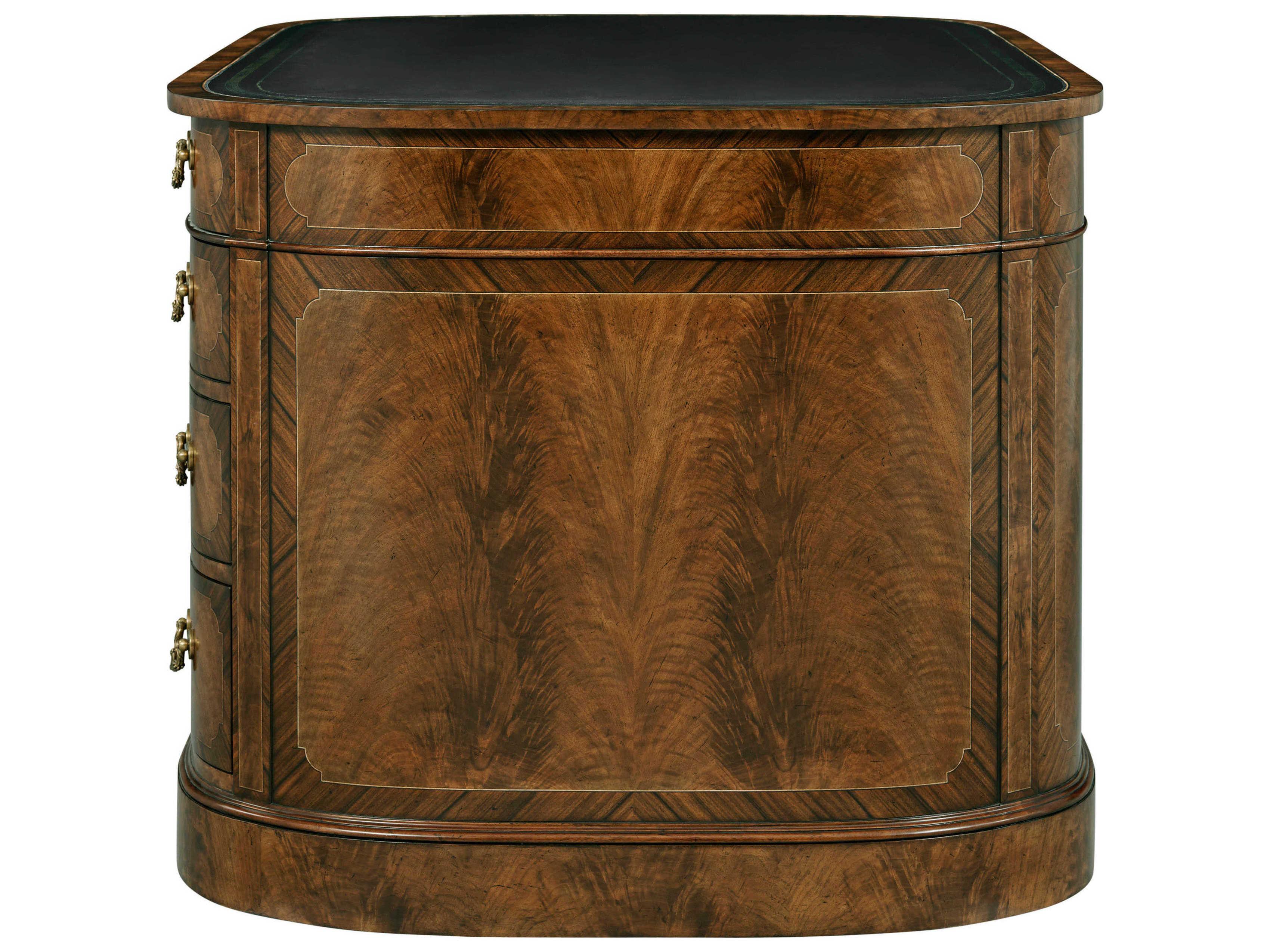 Theodore Alexander Sloane Raj Brown Executive Desk