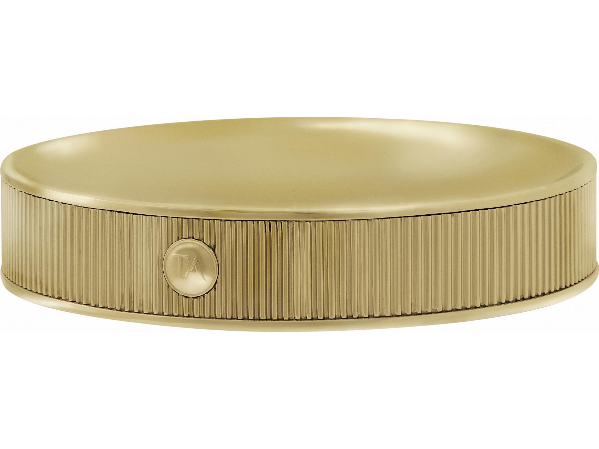 Theodore Alexander Horizon Brass Decorative Plate