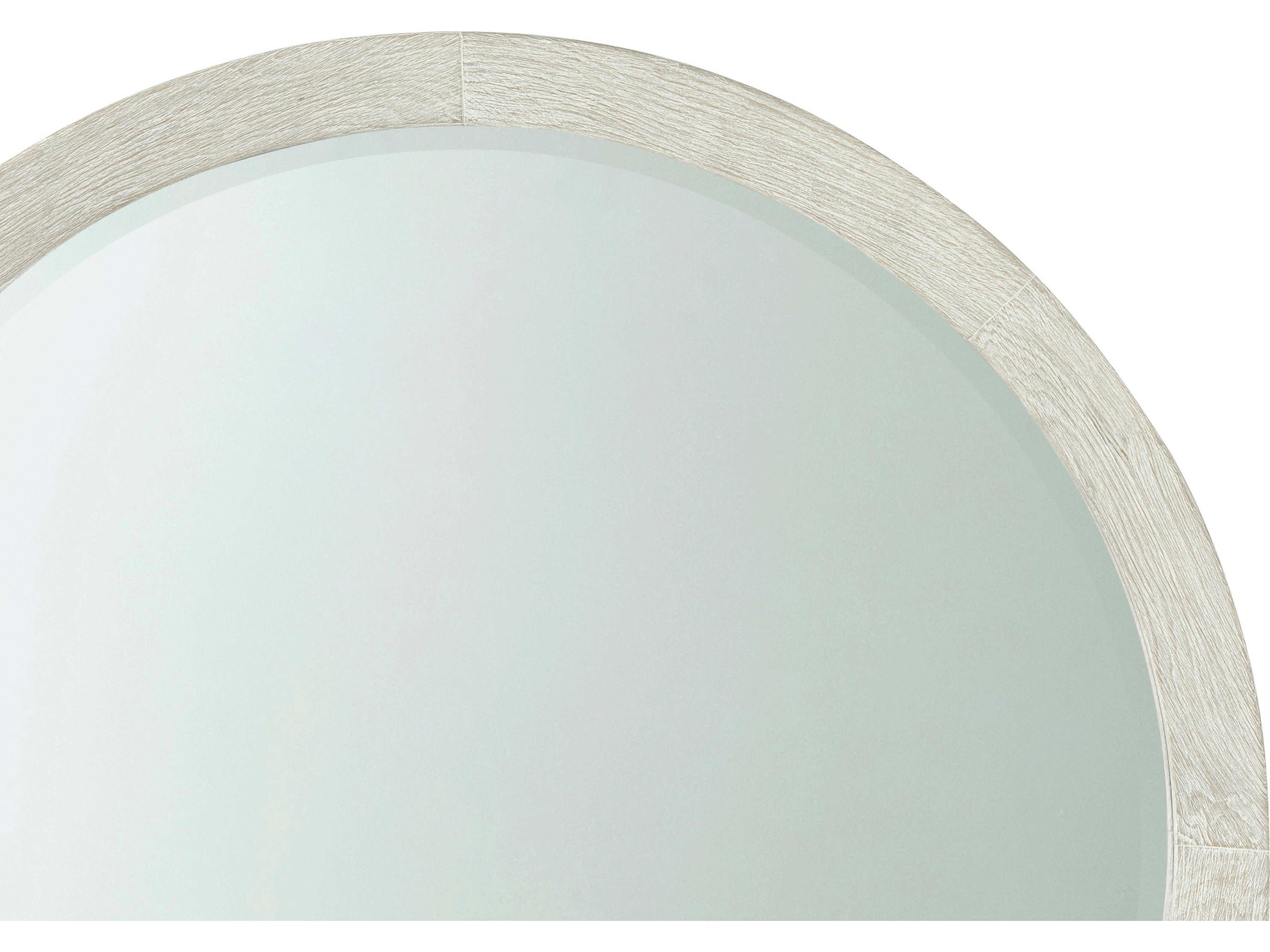 Theodore Alexander Breeze Round Sea Salt Wall Mirror
