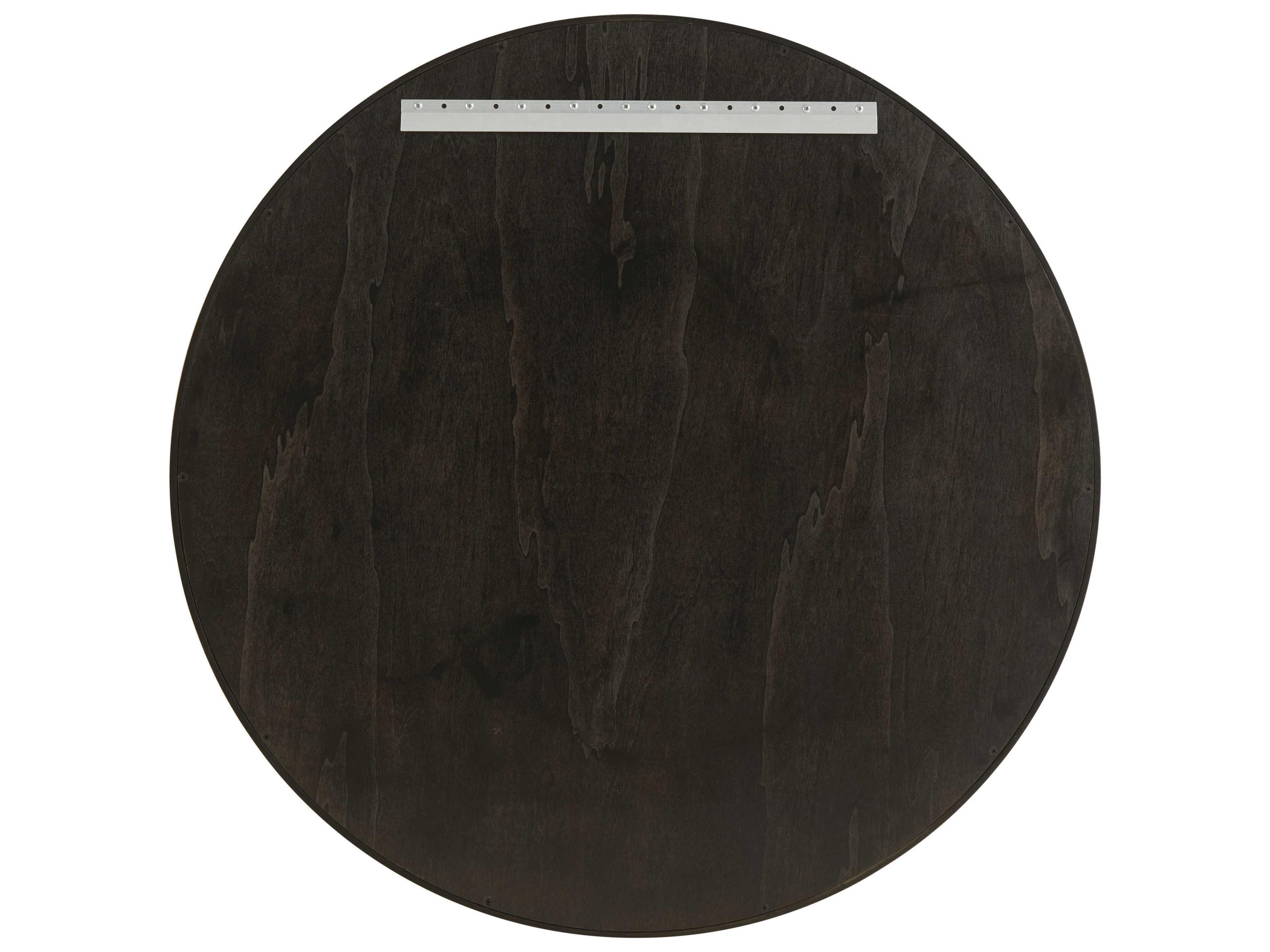 Theodore Alexander Lido Bistre Round Black Lido Wall Mirror