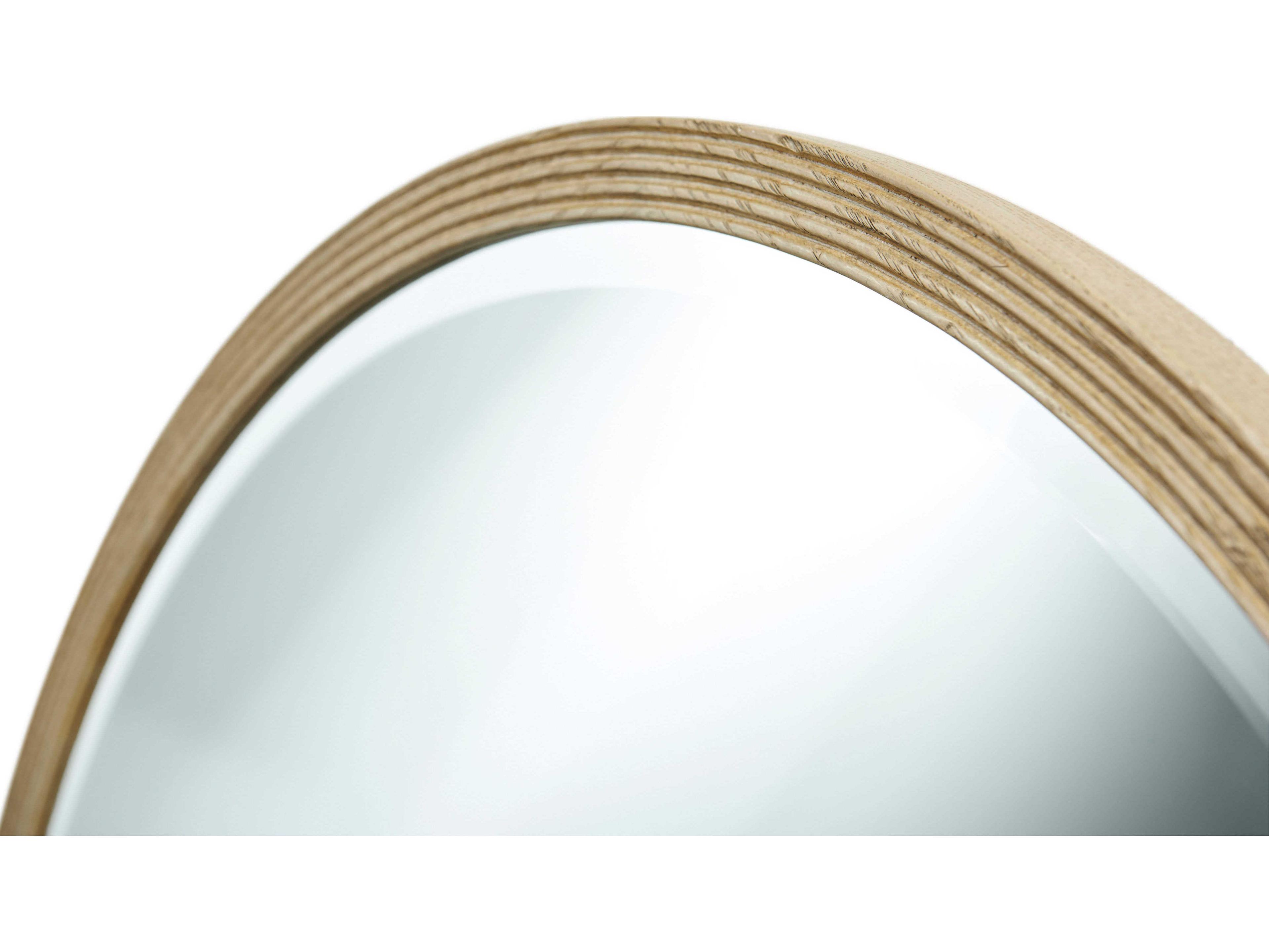 Theodore Alexander Balboa Round Lido Coastal Grey Wall Mirror