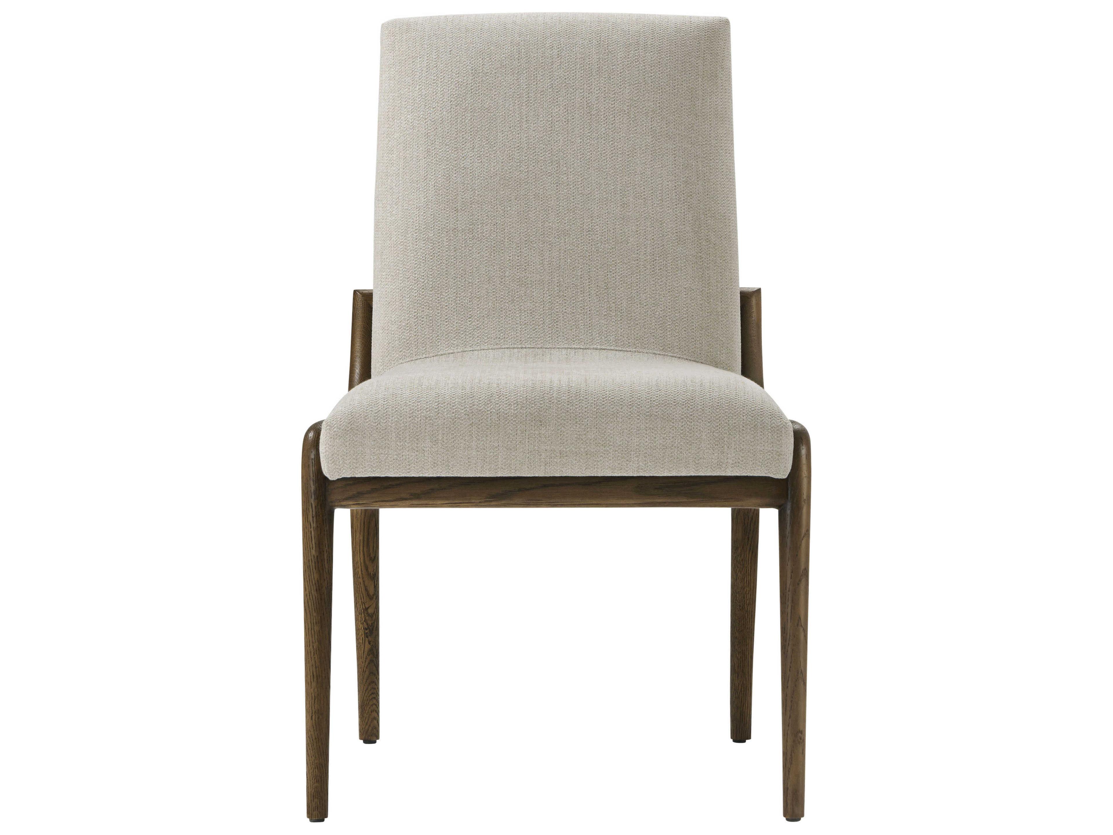 Theodore Alexander Catalina Brown Upholstered Side Dining Chair
