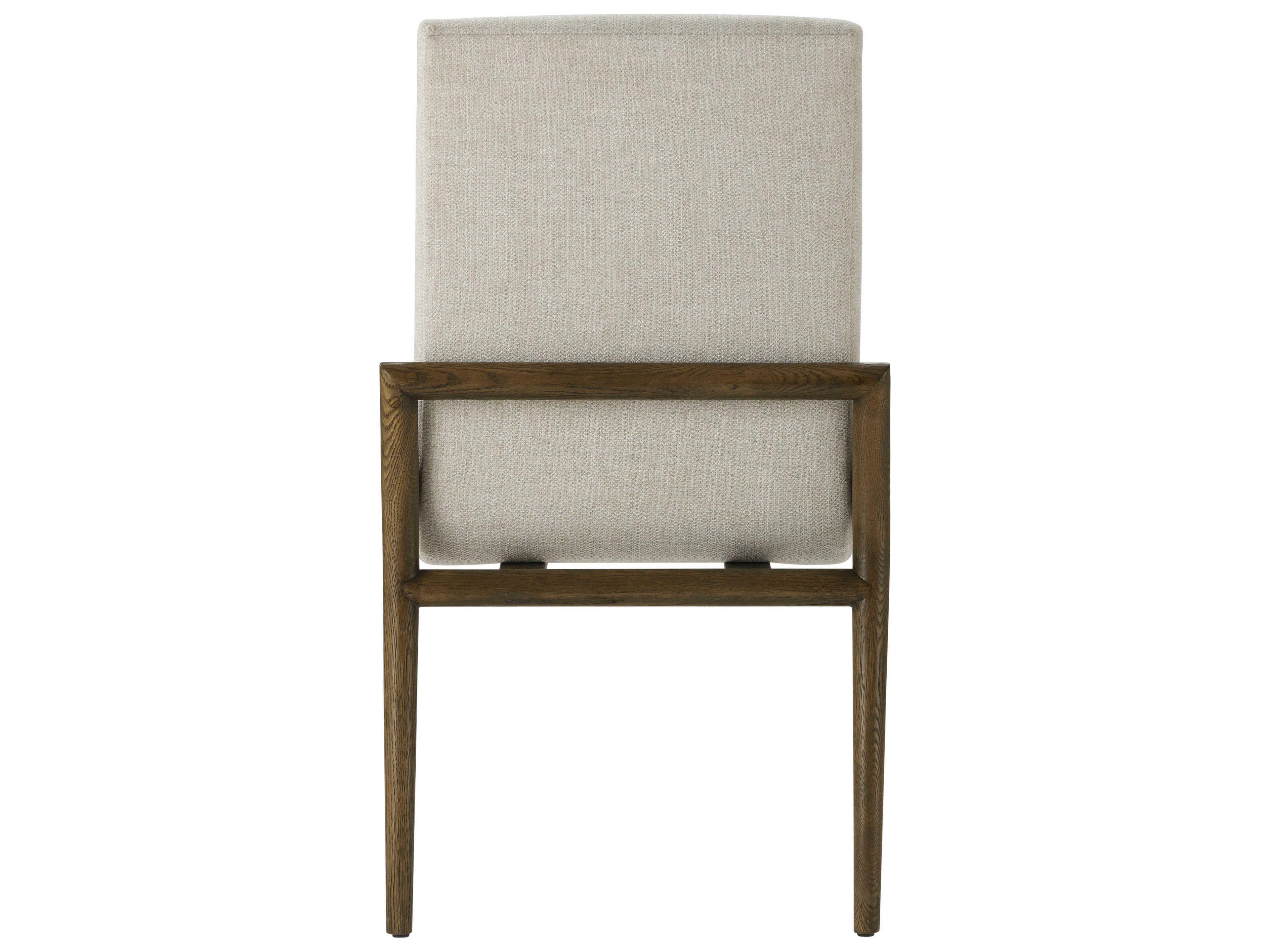 Theodore Alexander Catalina Brown Upholstered Side Dining Chair