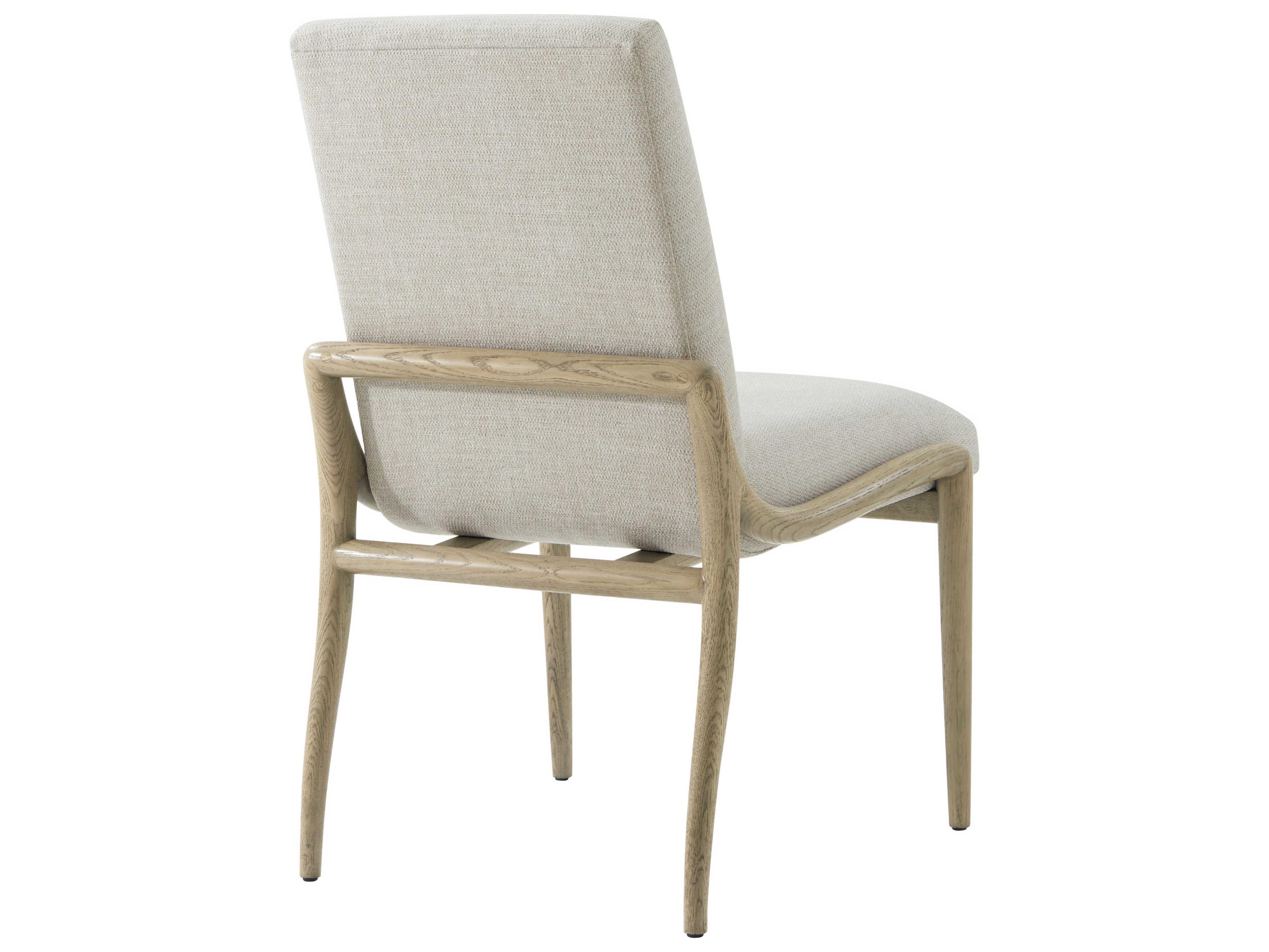 Theodore Alexander Catalina Beige Upholstered Side Dining Chair