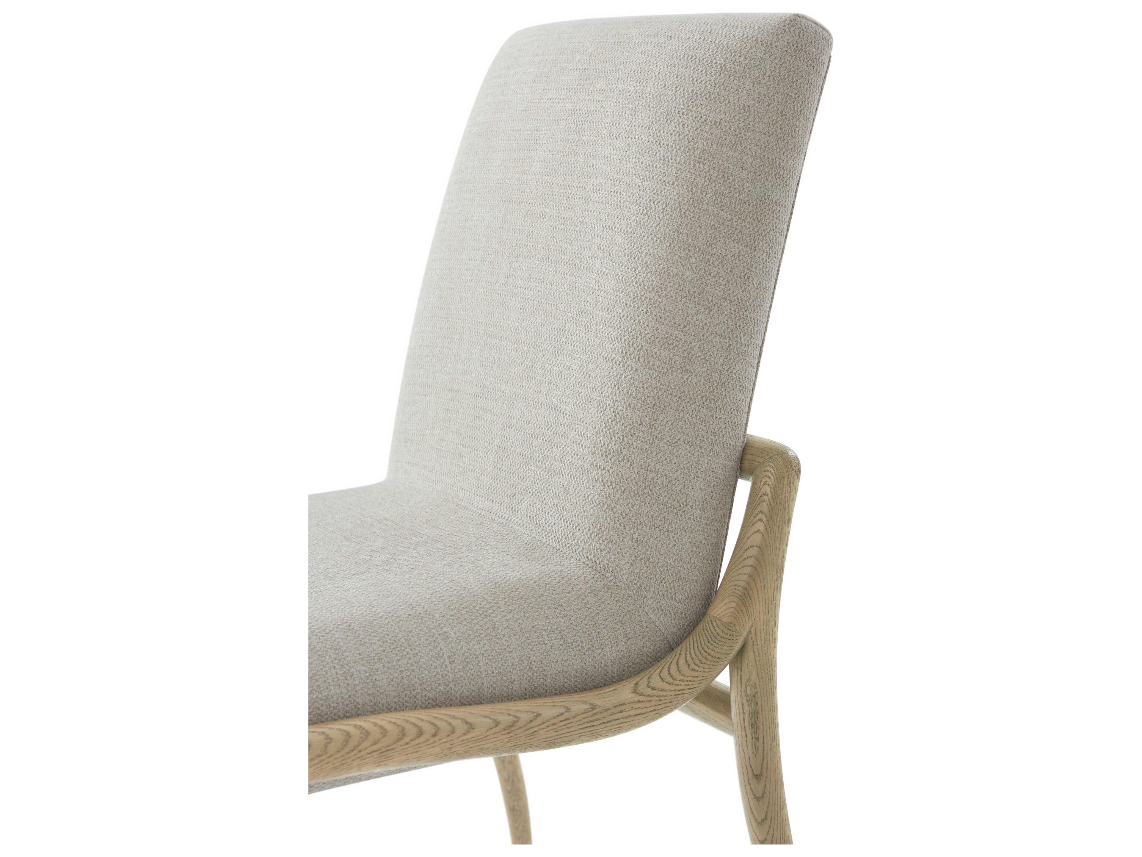 Theodore Alexander Catalina Beige Upholstered Side Dining Chair
