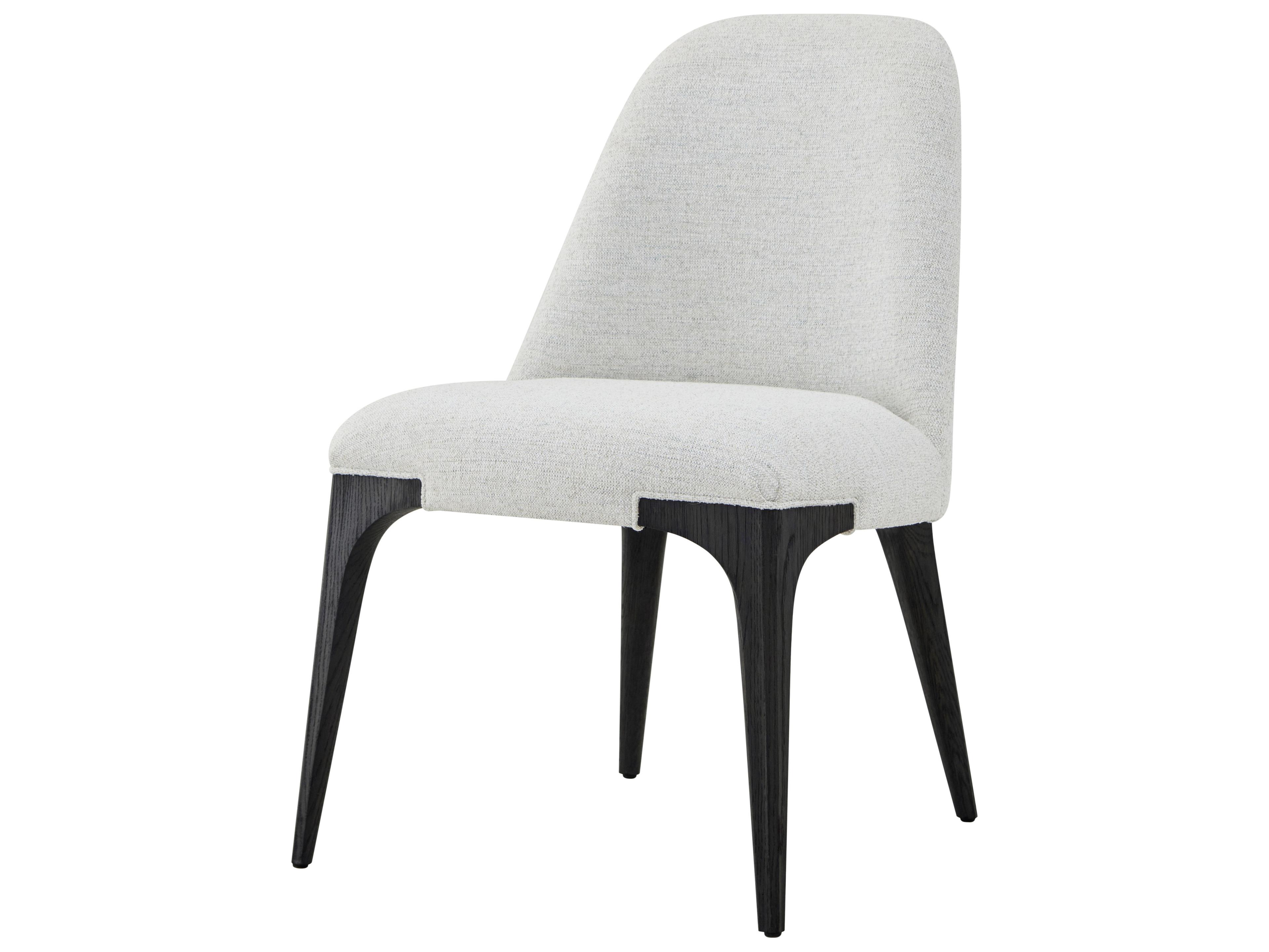 Theodore Alexander Rome Gray Upholstered Armless Dining Chair
