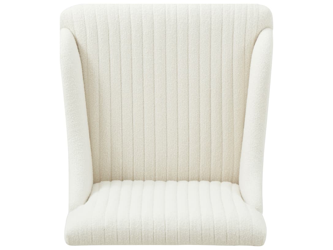 Theodore Alexander Horizon Solid Wood Natural Upholstered Arm Dining Chair