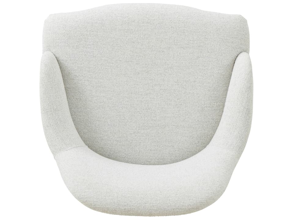 Theodore Alexander Rome Gray Upholstered Arm Dining Chair