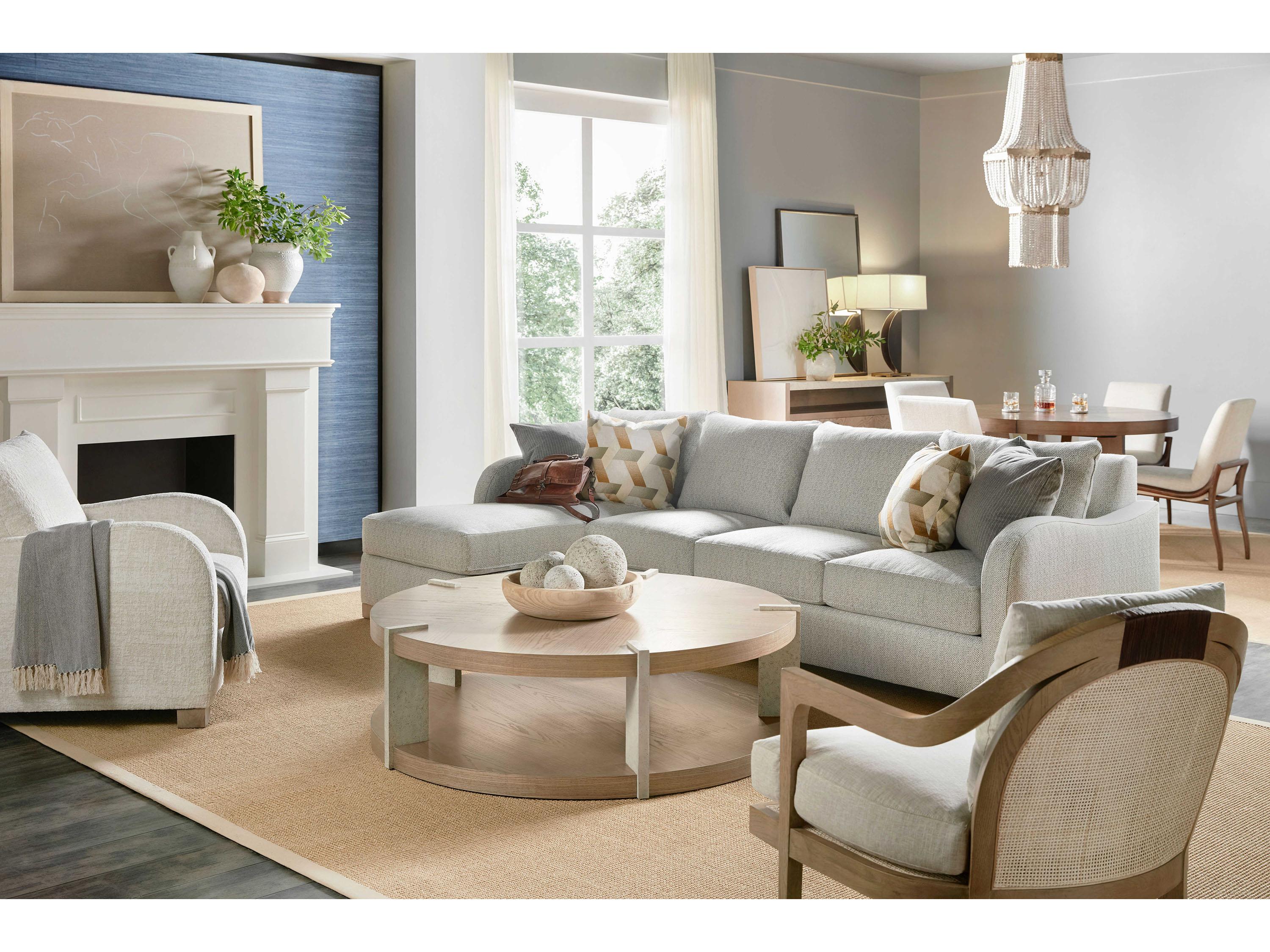 Theodore Alexander Catalina Brown Fabric Catalina Accent Chair