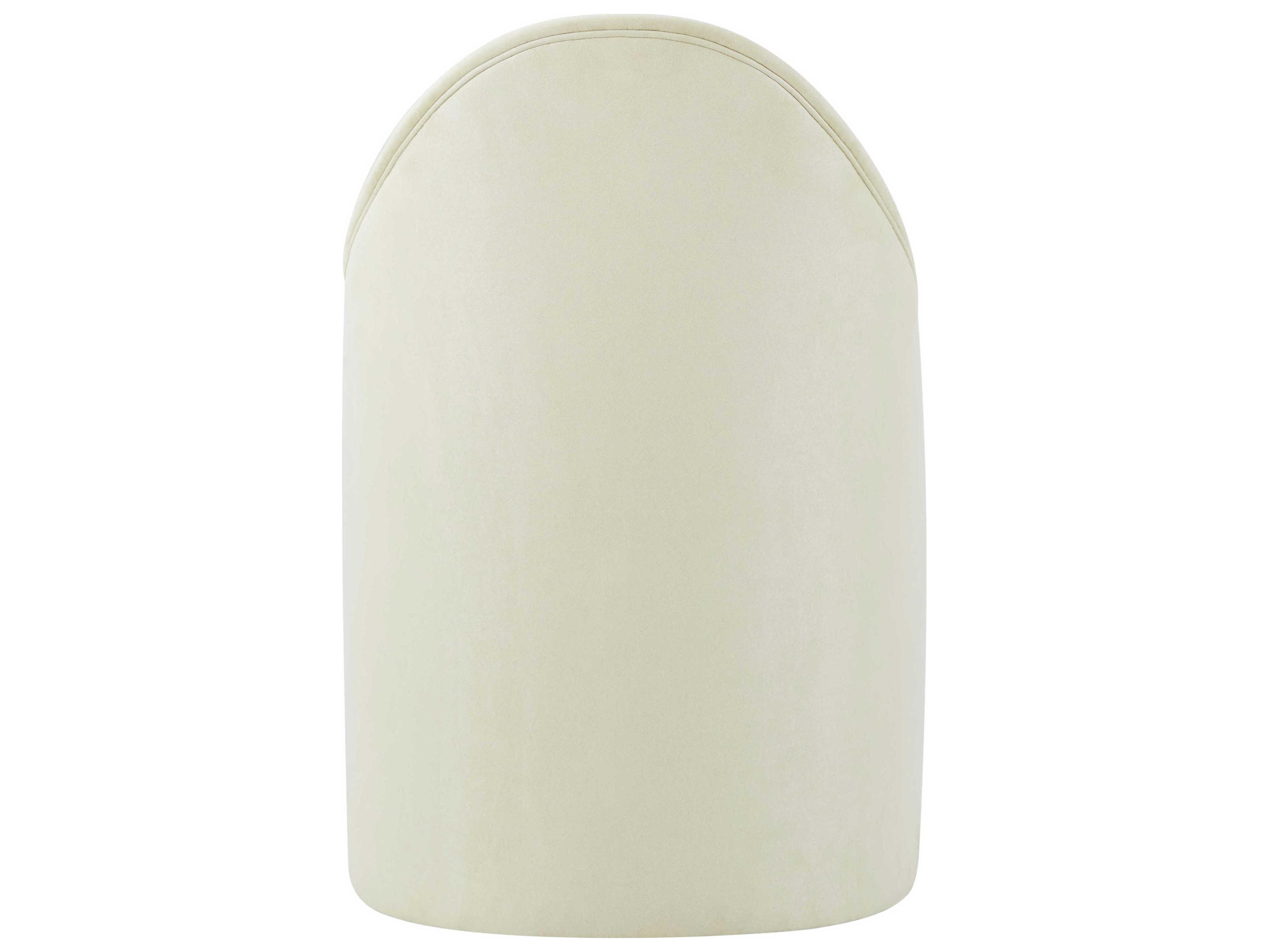 Theodore Alexander Kesden White Upholstered Arm Dining Chair