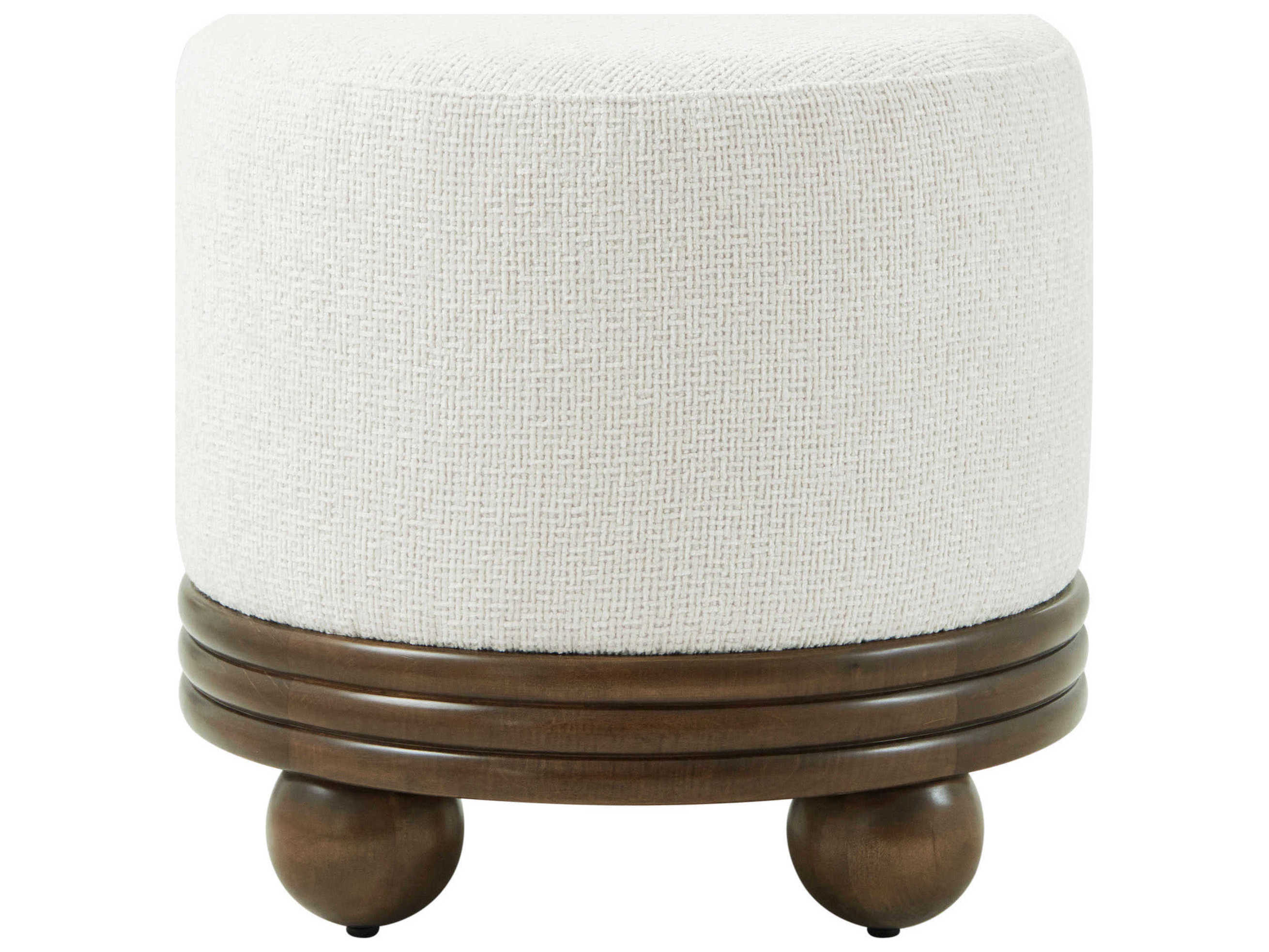 Theodore Alexander Origins Landmark Brown Upholstered Origins Ottoman