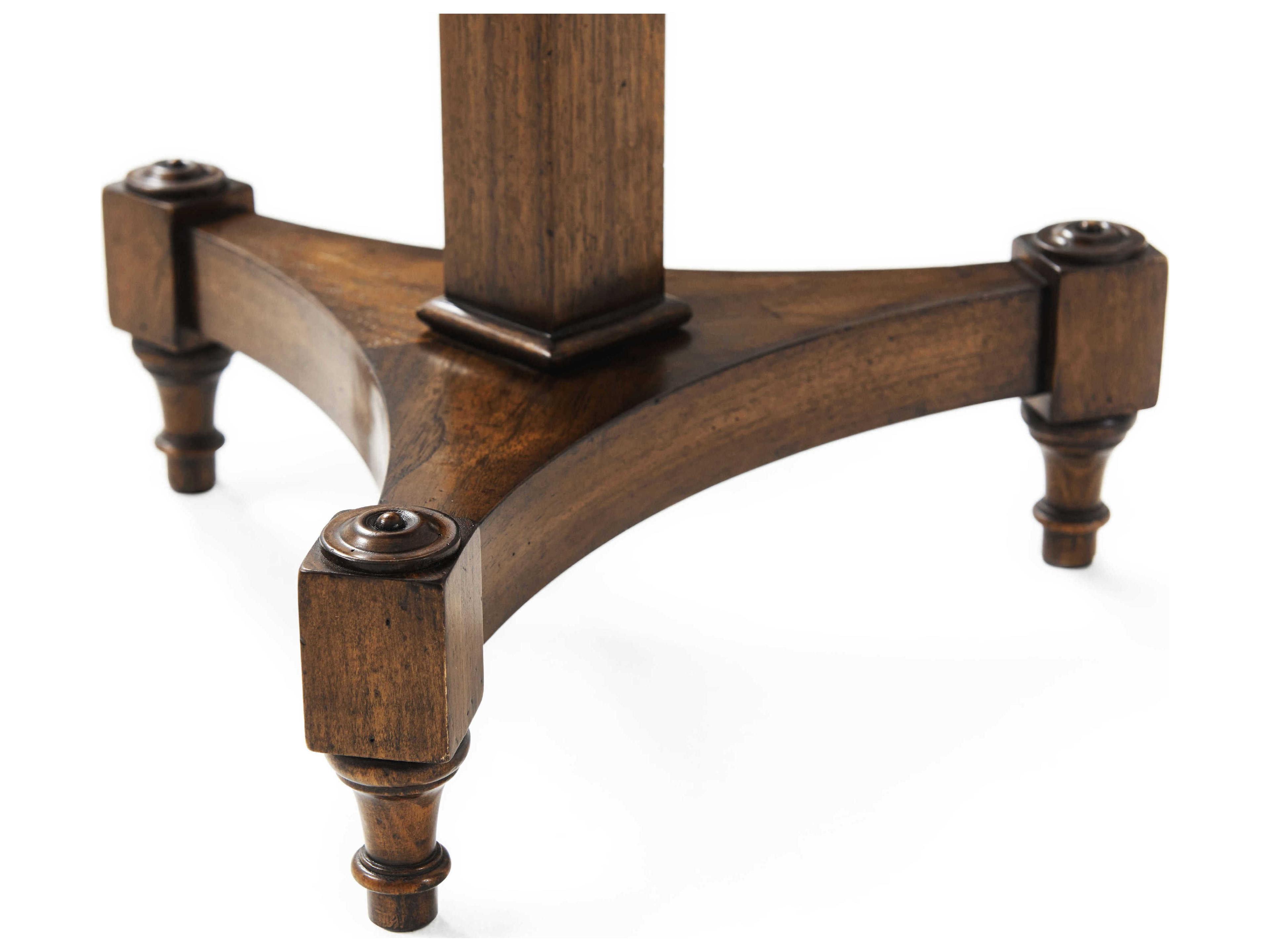 Theodore Alexander Tavel Round Wood Avesta End Table