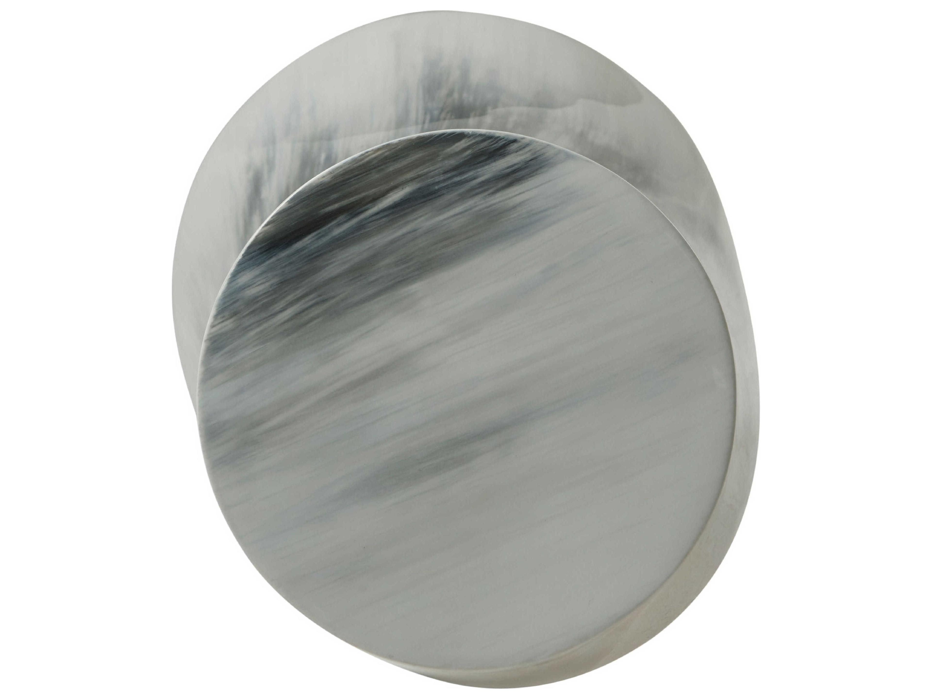 Theodore Alexander Ta Originals Round Scrimshaw End Table