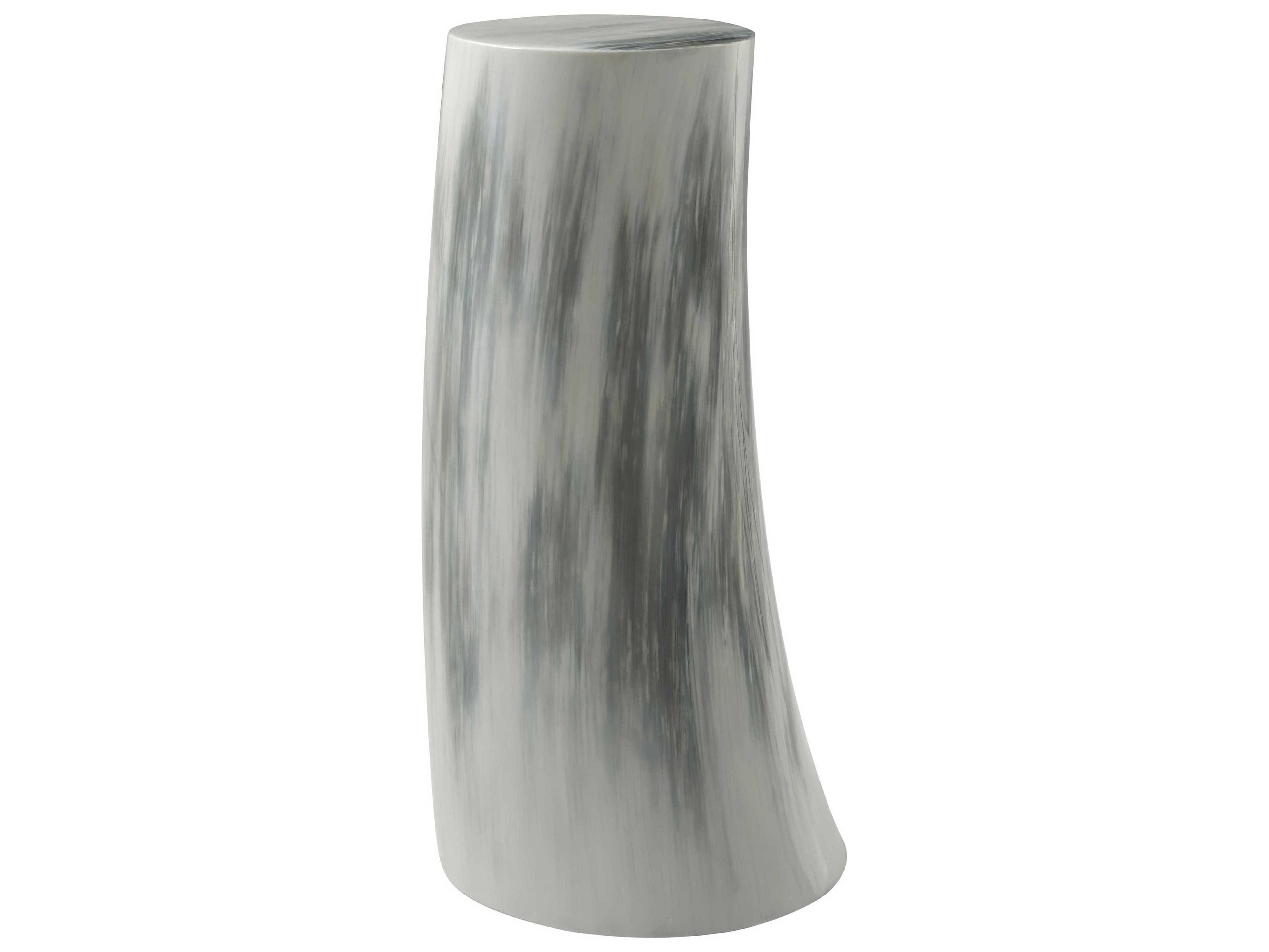 Theodore Alexander Ta Originals Round Scrimshaw End Table