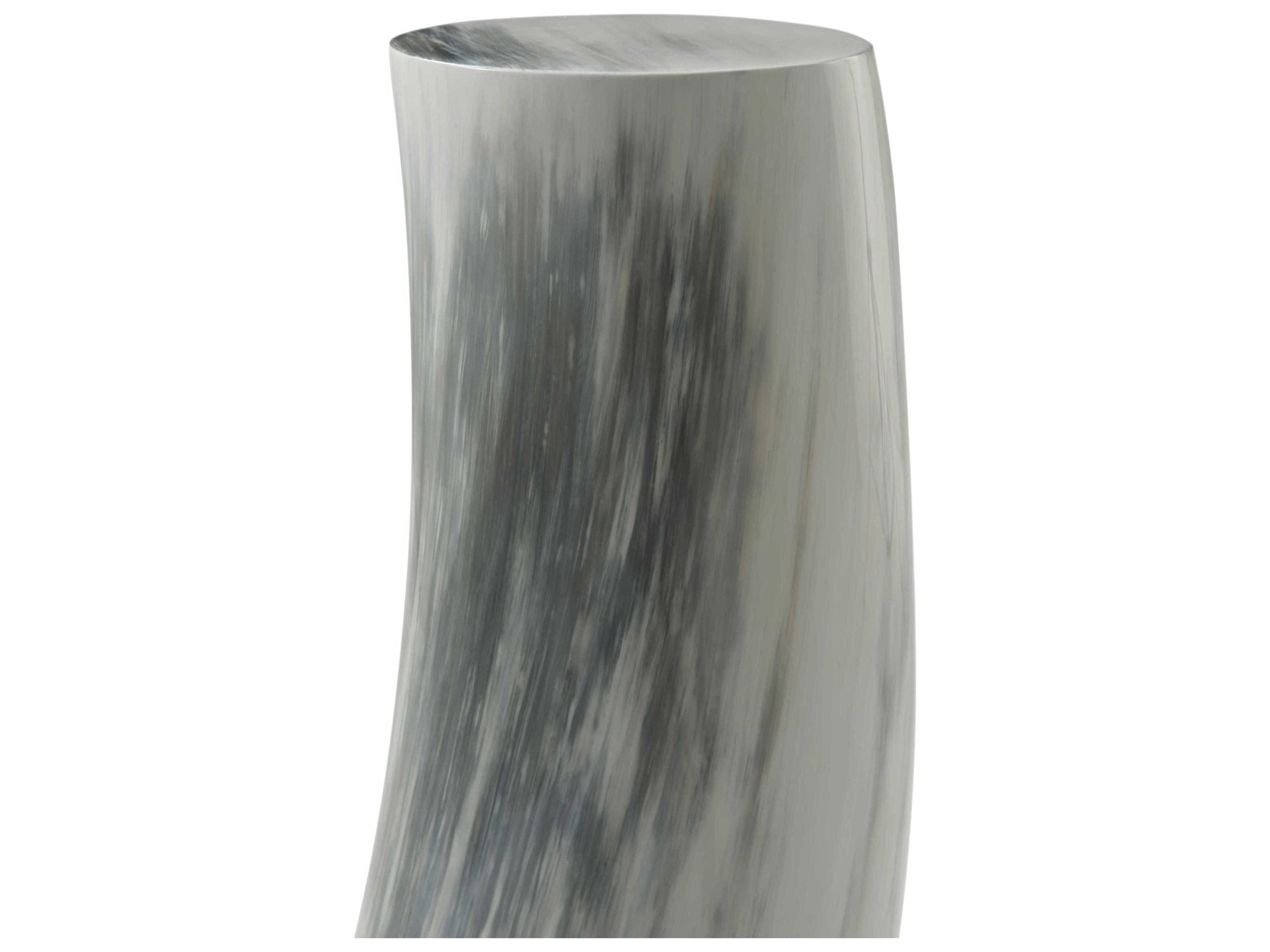 Theodore Alexander Ta Originals Round Scrimshaw End Table