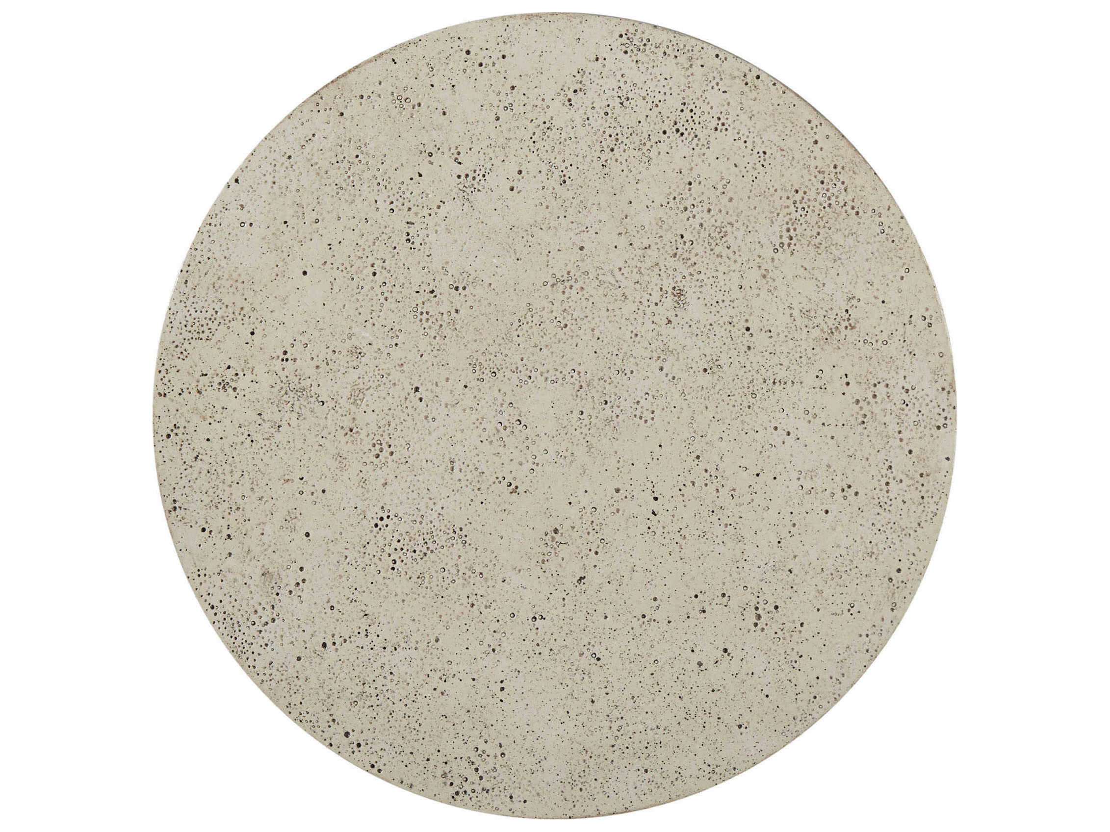 Theodore Alexander Catalina Round Faux Stone Earth End Table