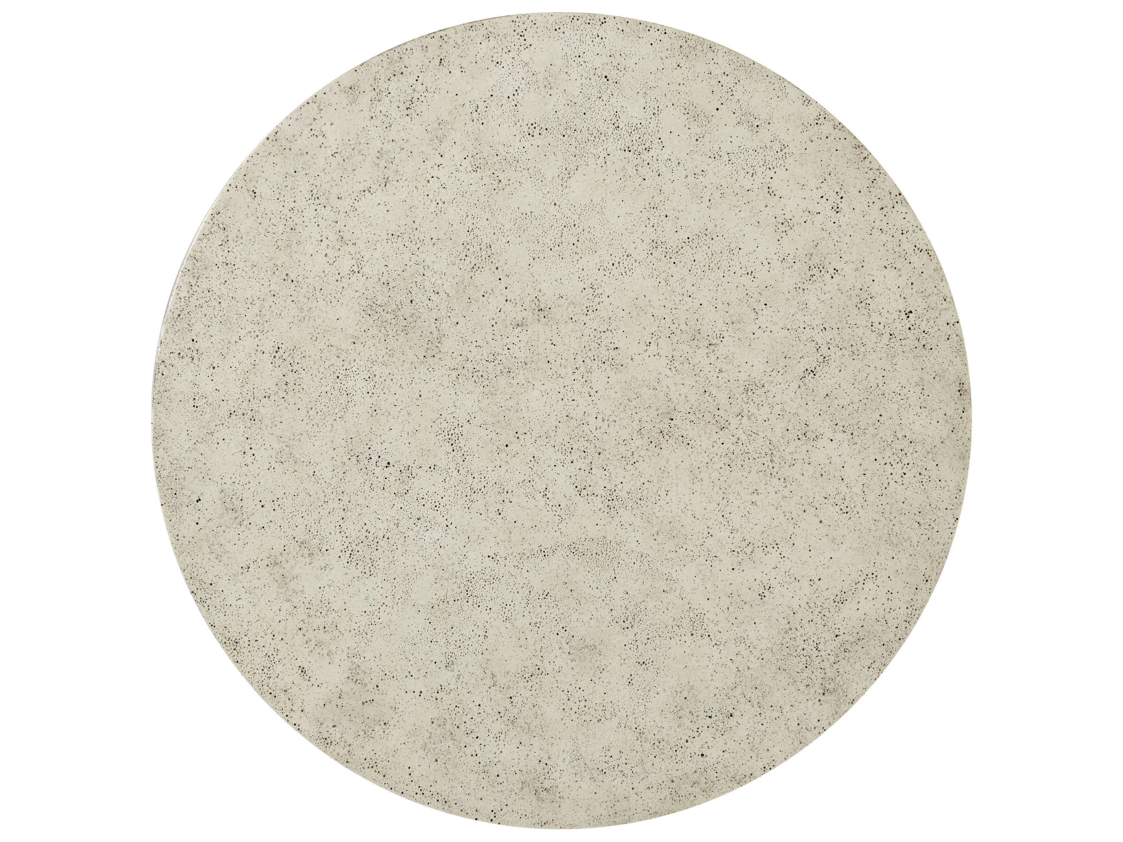 Theodore Alexander Catalina Round Faux Stone Earth End Table