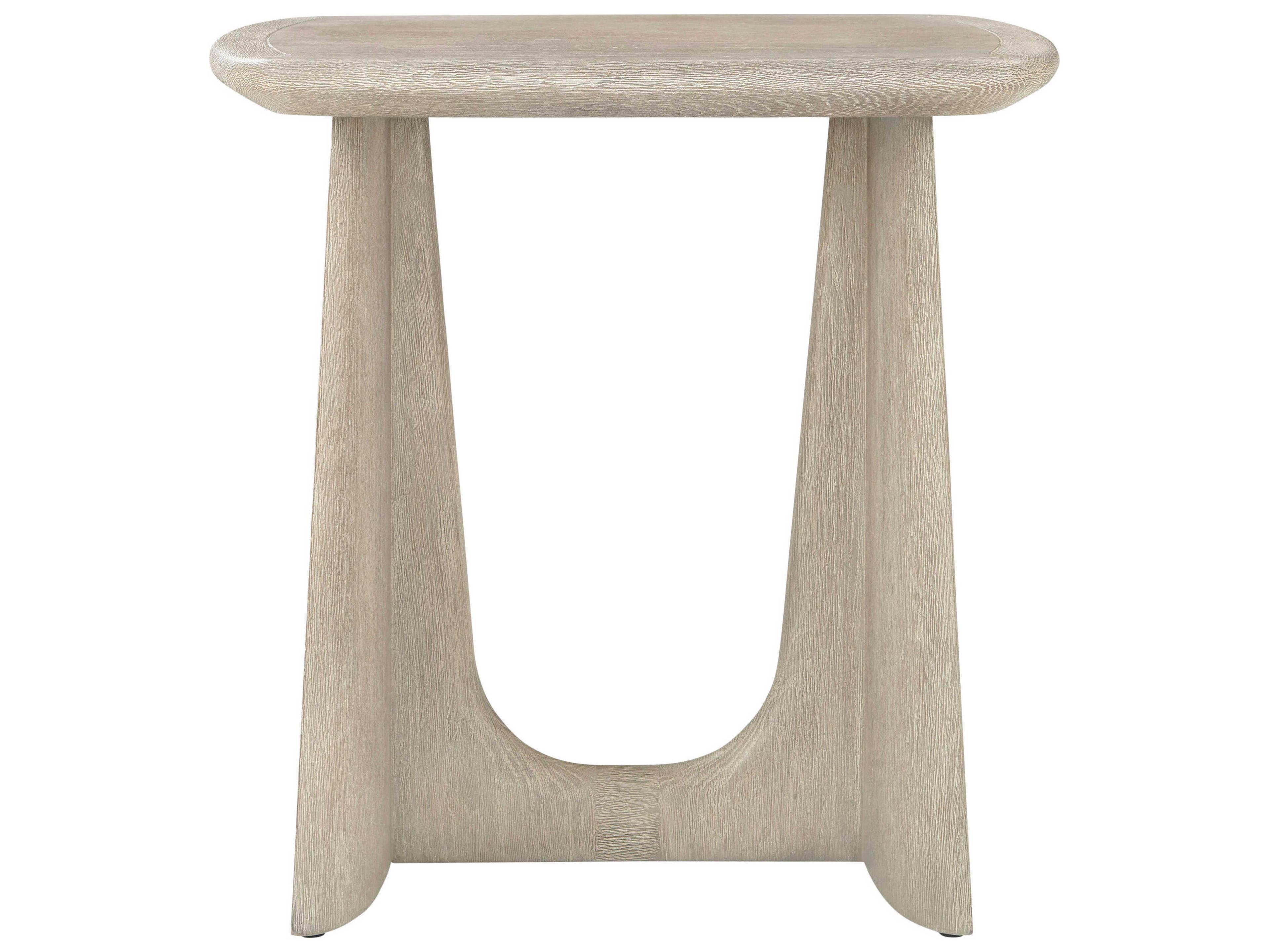 Theodore Alexander Repose Rectangular Wood Grey Oak End Table
