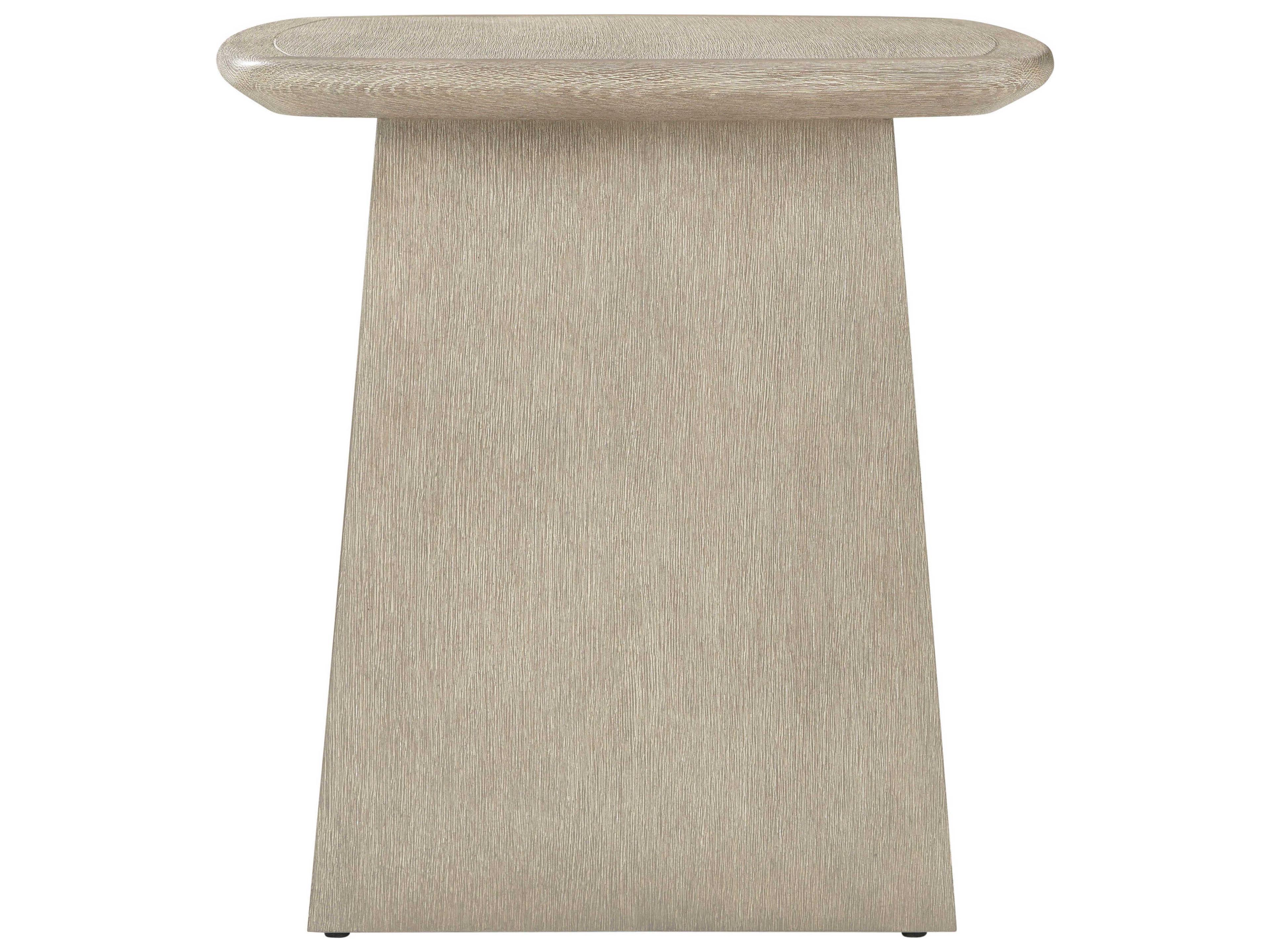 Theodore Alexander Repose Rectangular Wood Grey Oak End Table