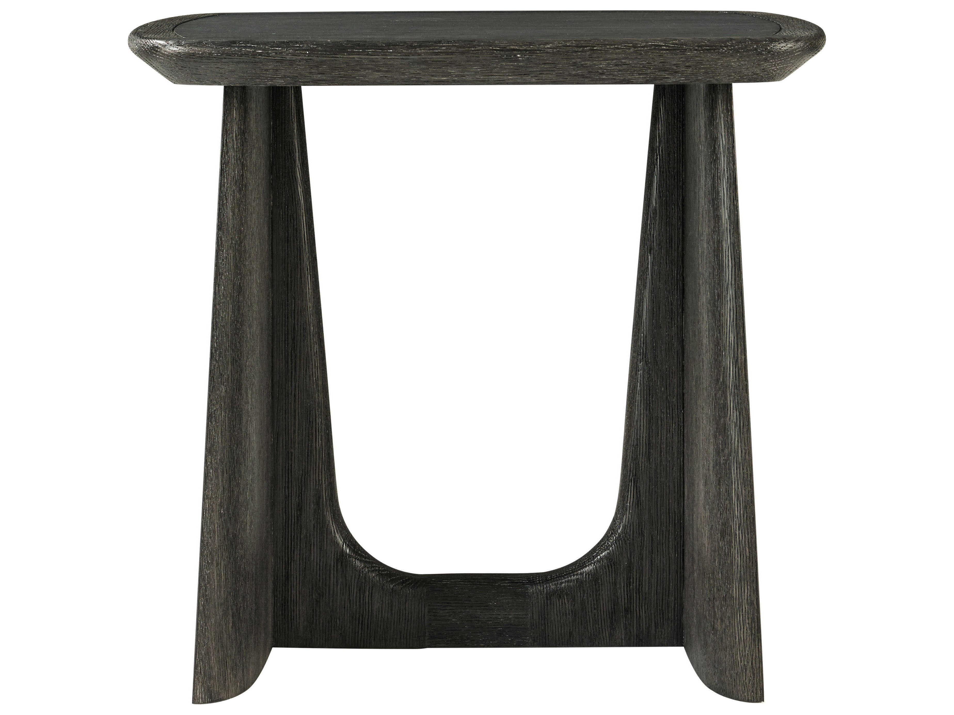 Theodore Alexander Repose Rectangular Wood Charcoal Oak End Table