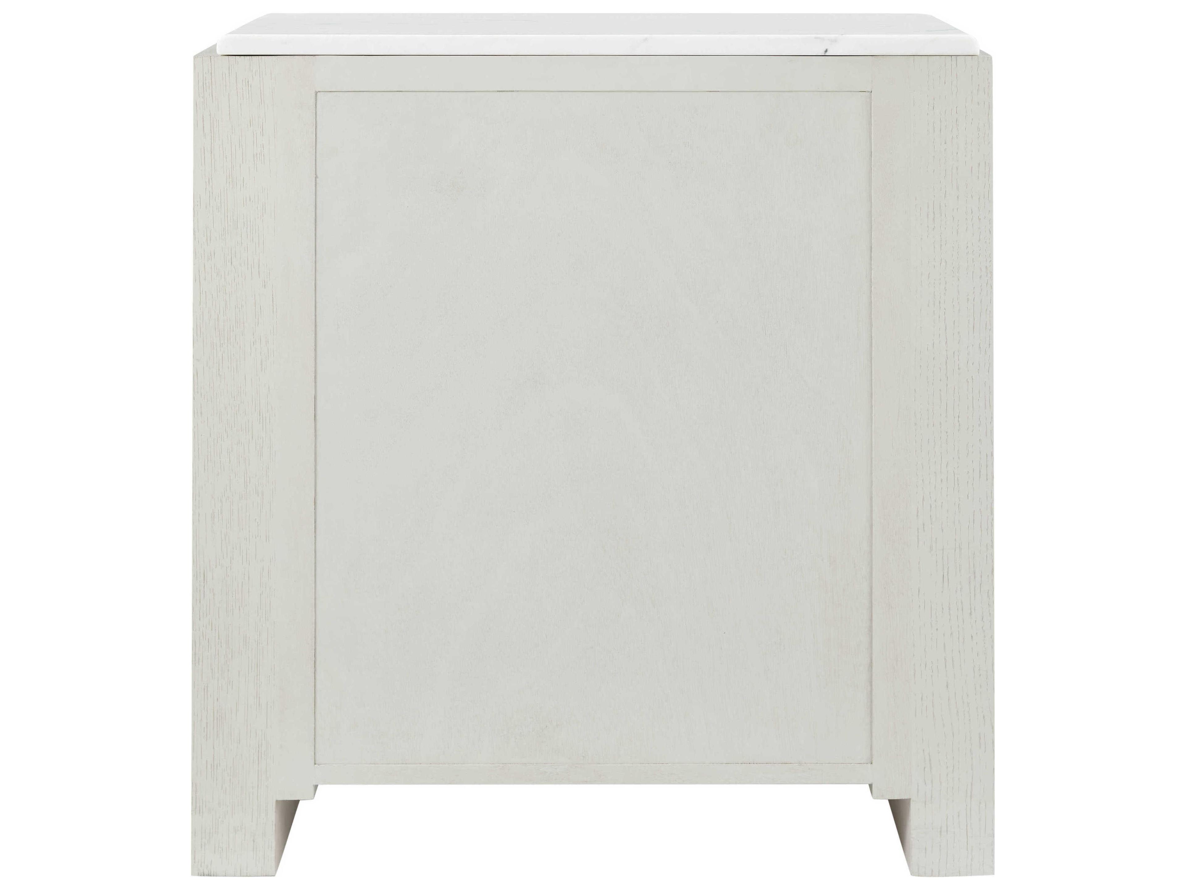 Theodore Alexander Essence 1-Drawer White Nightstand