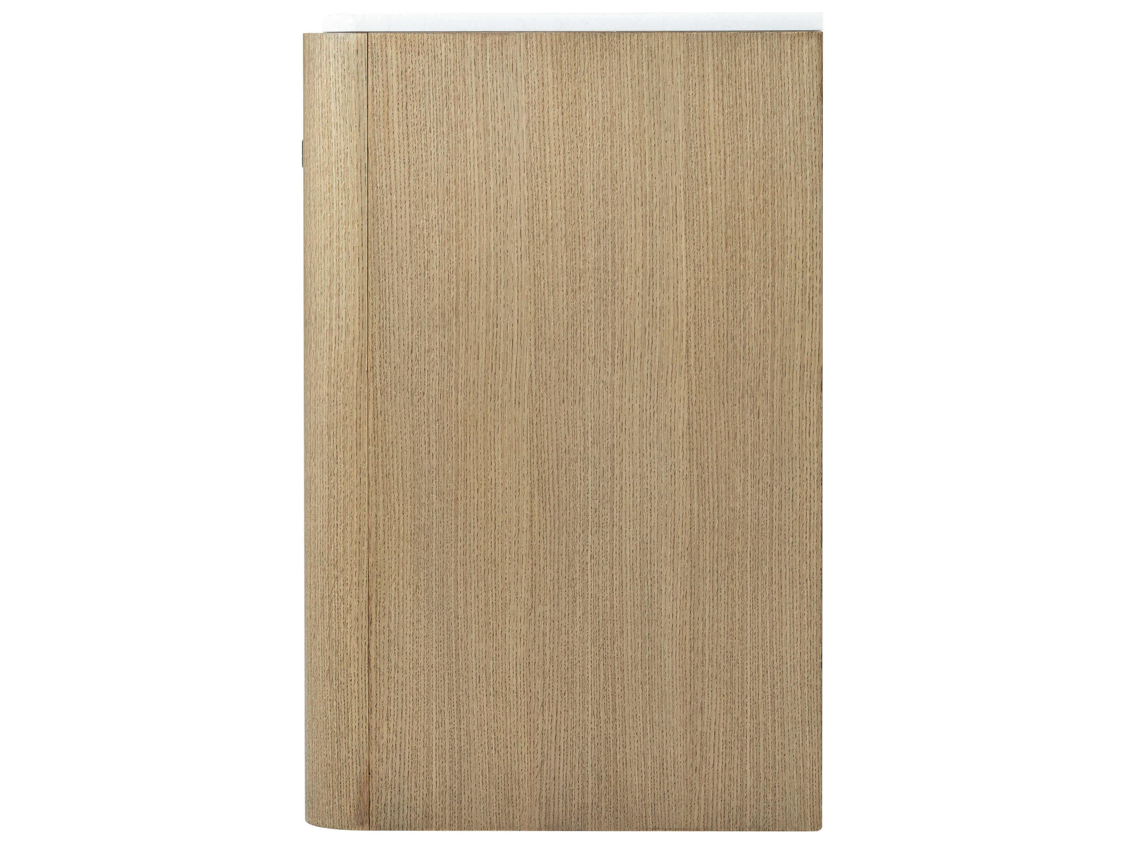 Theodore Alexander Essence 1-Drawer Beige Nightstand