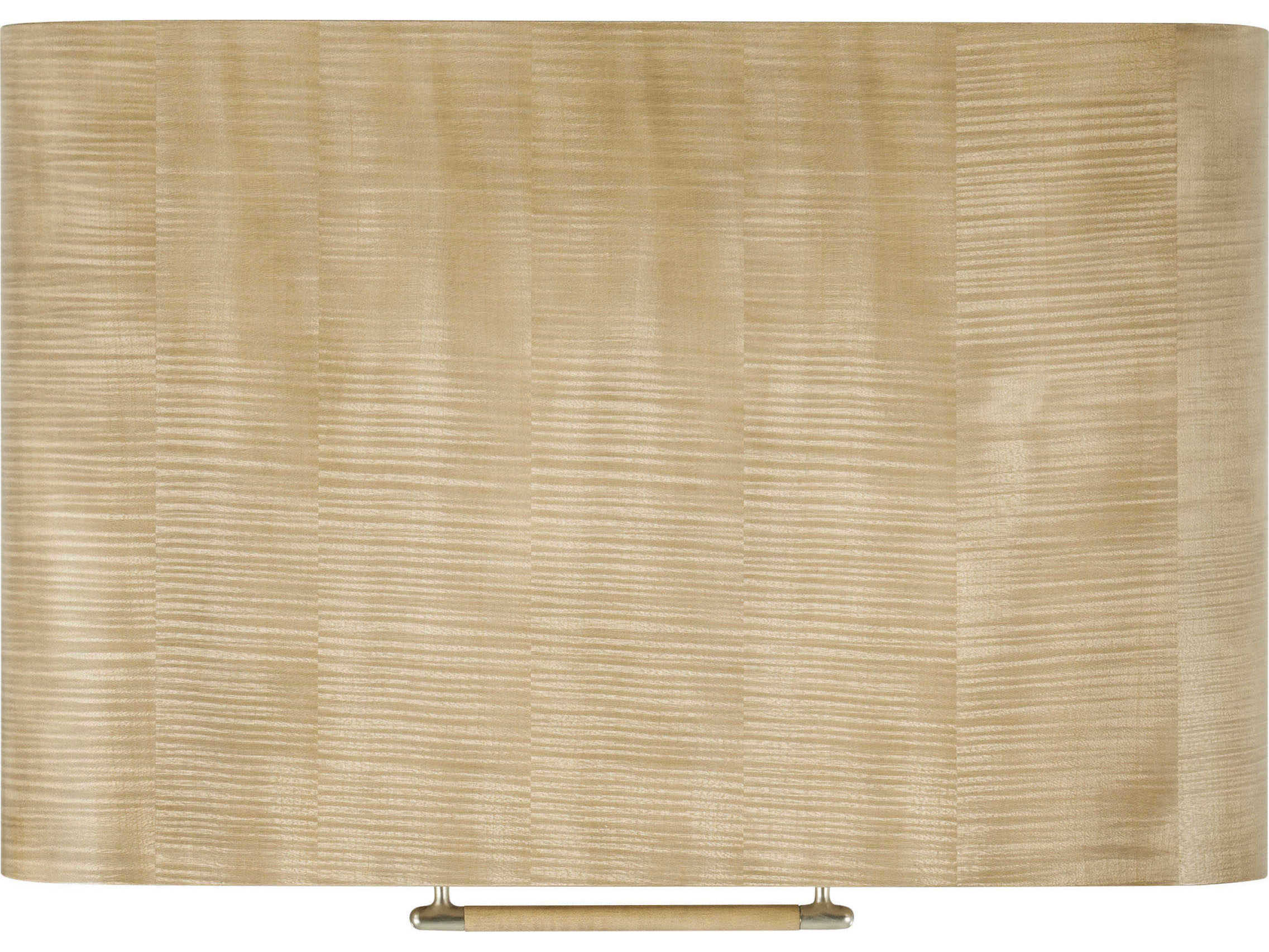 Theodore Alexander Origins 1-Drawer Beige Sycamore Wood Nightstand