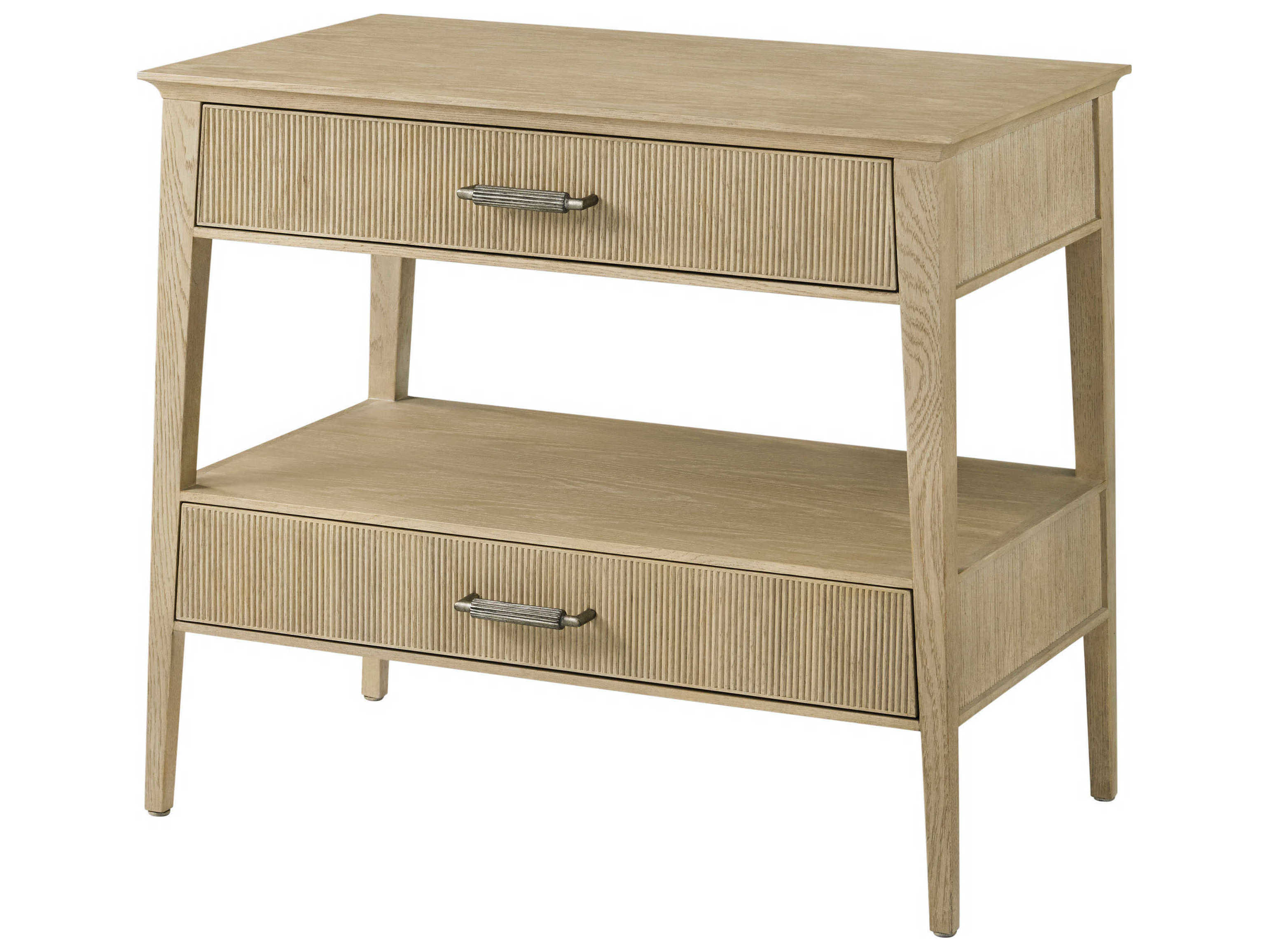 Theodore Alexander Balboa 2-Drawers Brown Nightstand