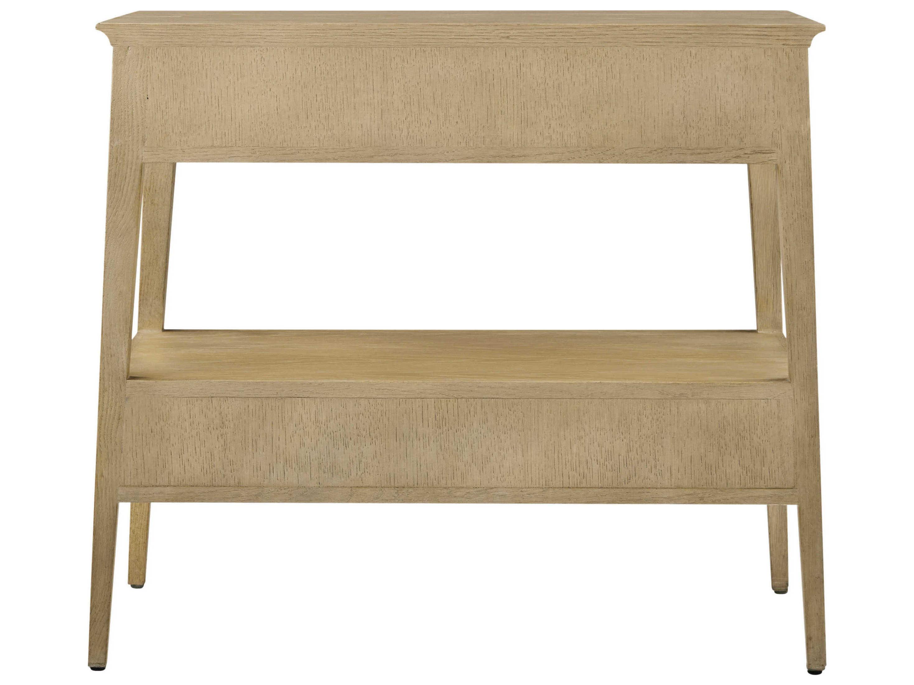 Theodore Alexander Balboa 2-Drawers Brown Nightstand