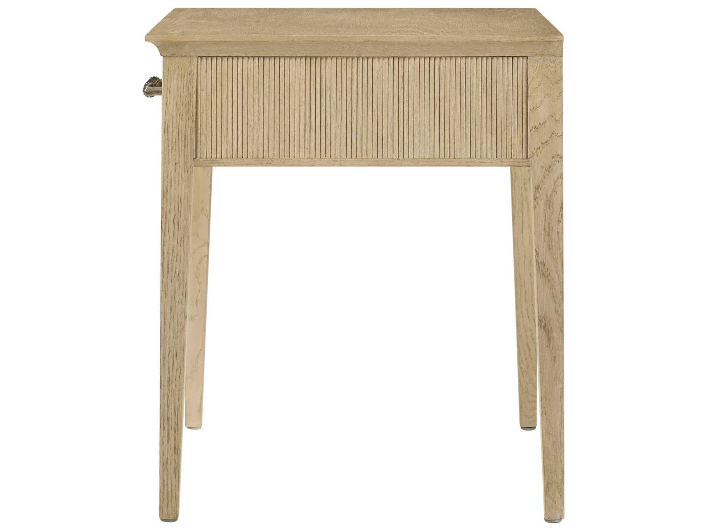 Theodore Alexander Balboa Rectangular Wood Lido Coastal Grey End Table