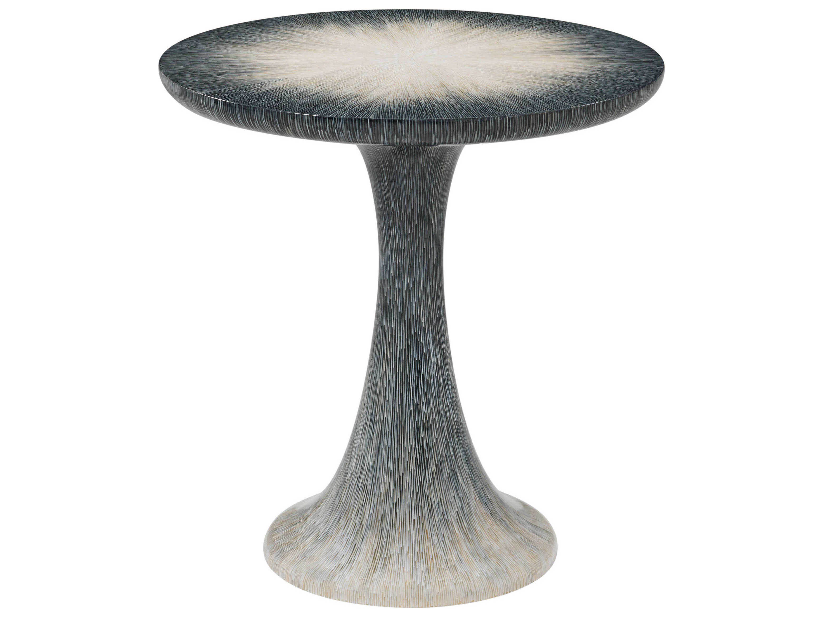 Theodore Alexander Ta Originals Round Wood Filament End Table