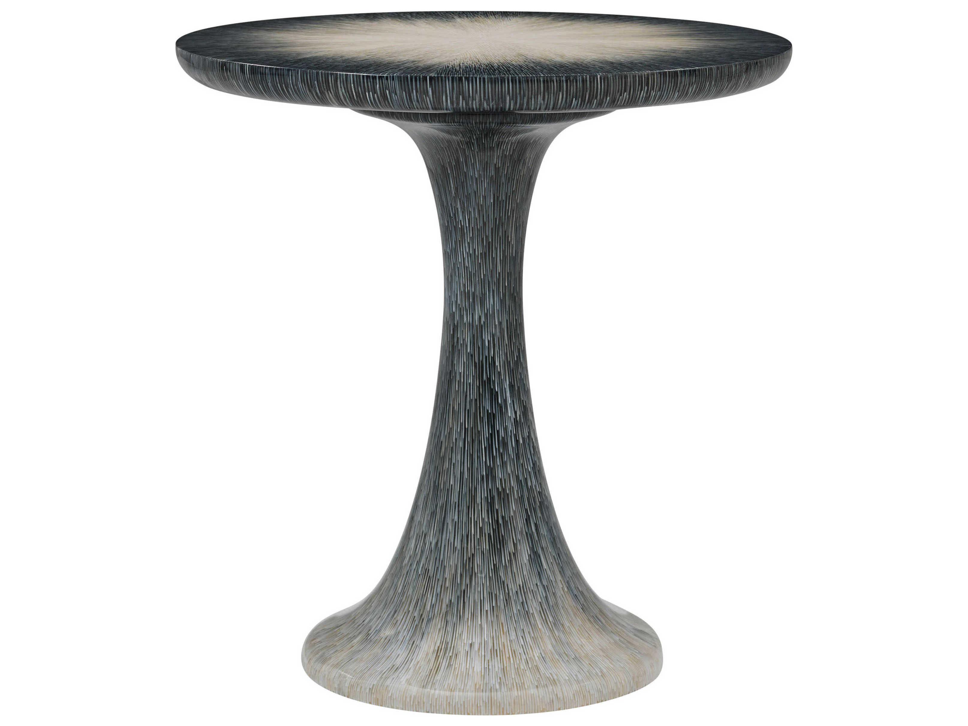 Theodore Alexander Ta Originals Round Wood Filament End Table