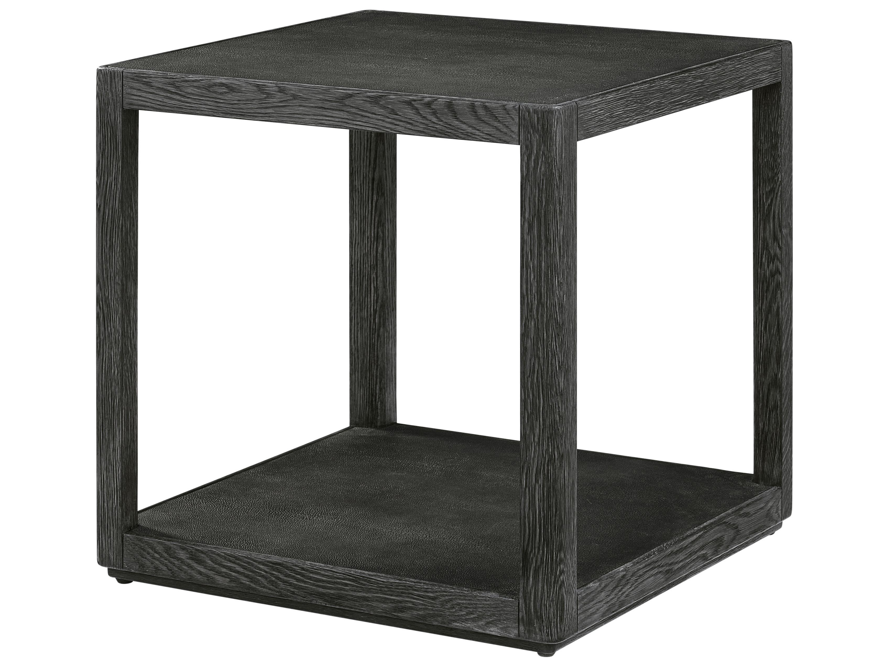 Theodore Alexander Maxwell Square Cement End Table