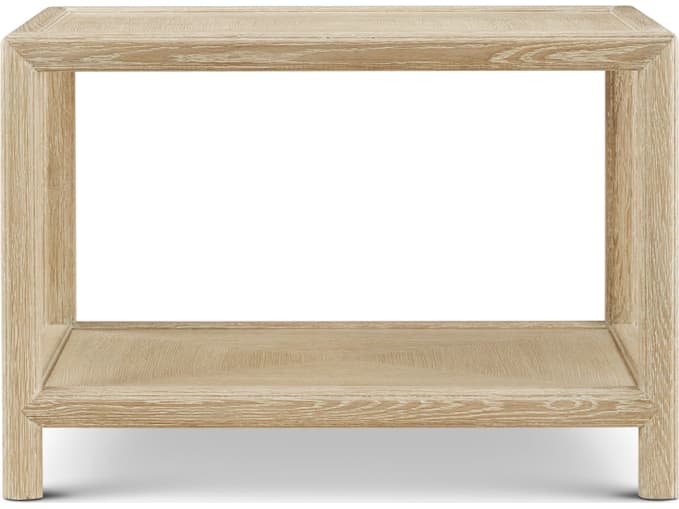 Theodore Alexander Montauk Rectangular Wood End Table