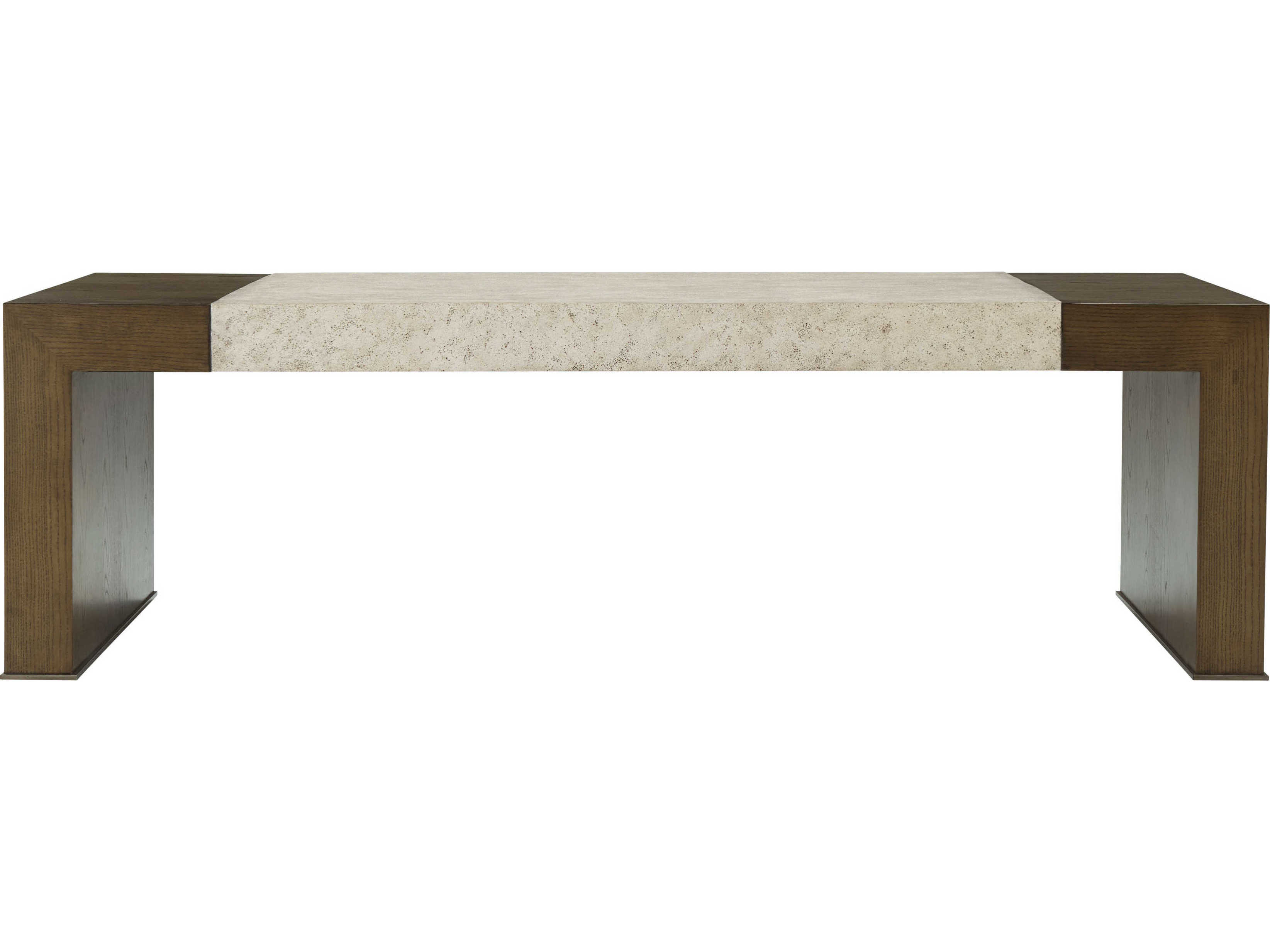 Theodore Alexander Catalina Rectangular Wood Earth Coffee Table