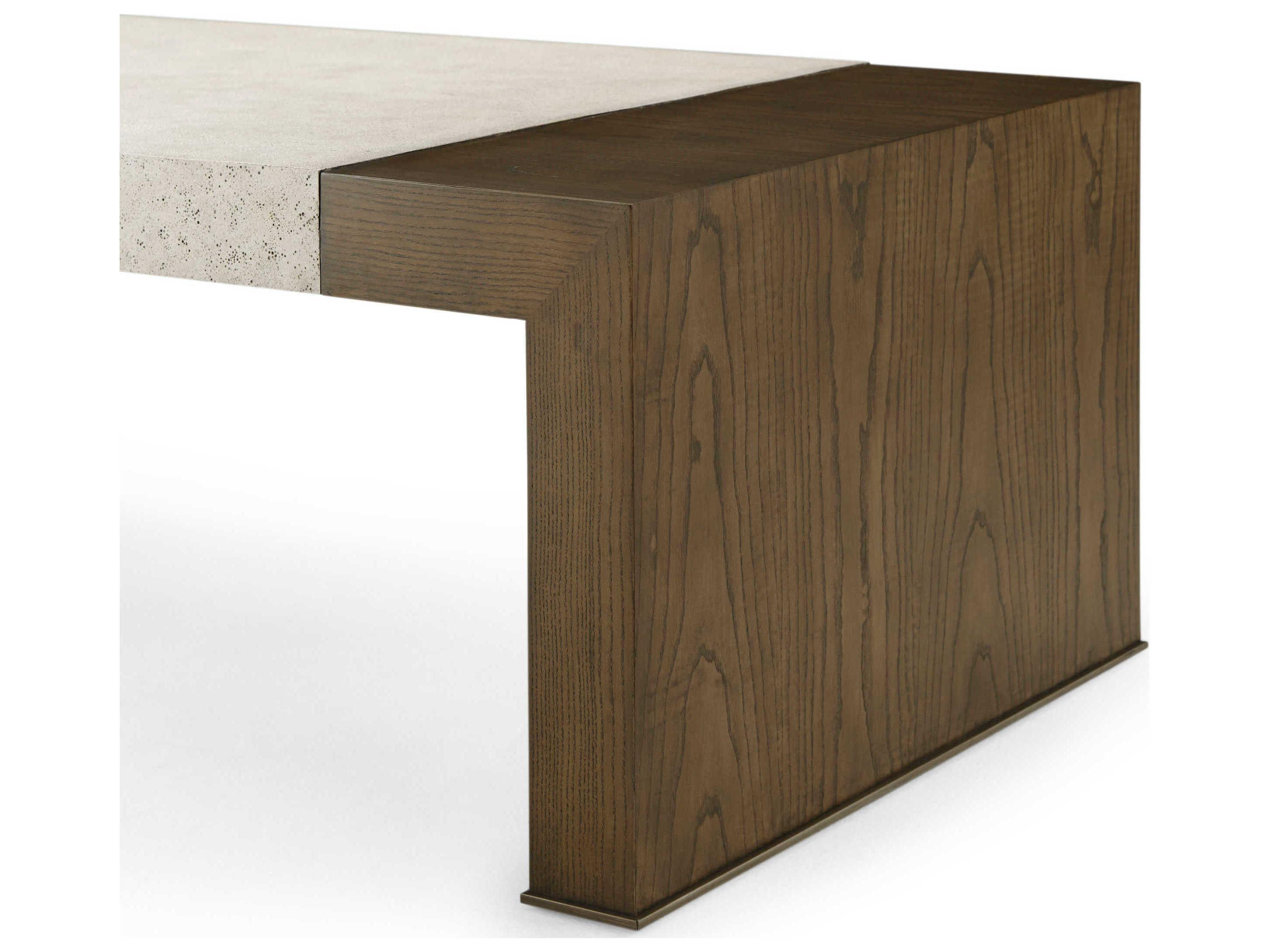 Theodore Alexander Catalina Rectangular Wood Earth Coffee Table