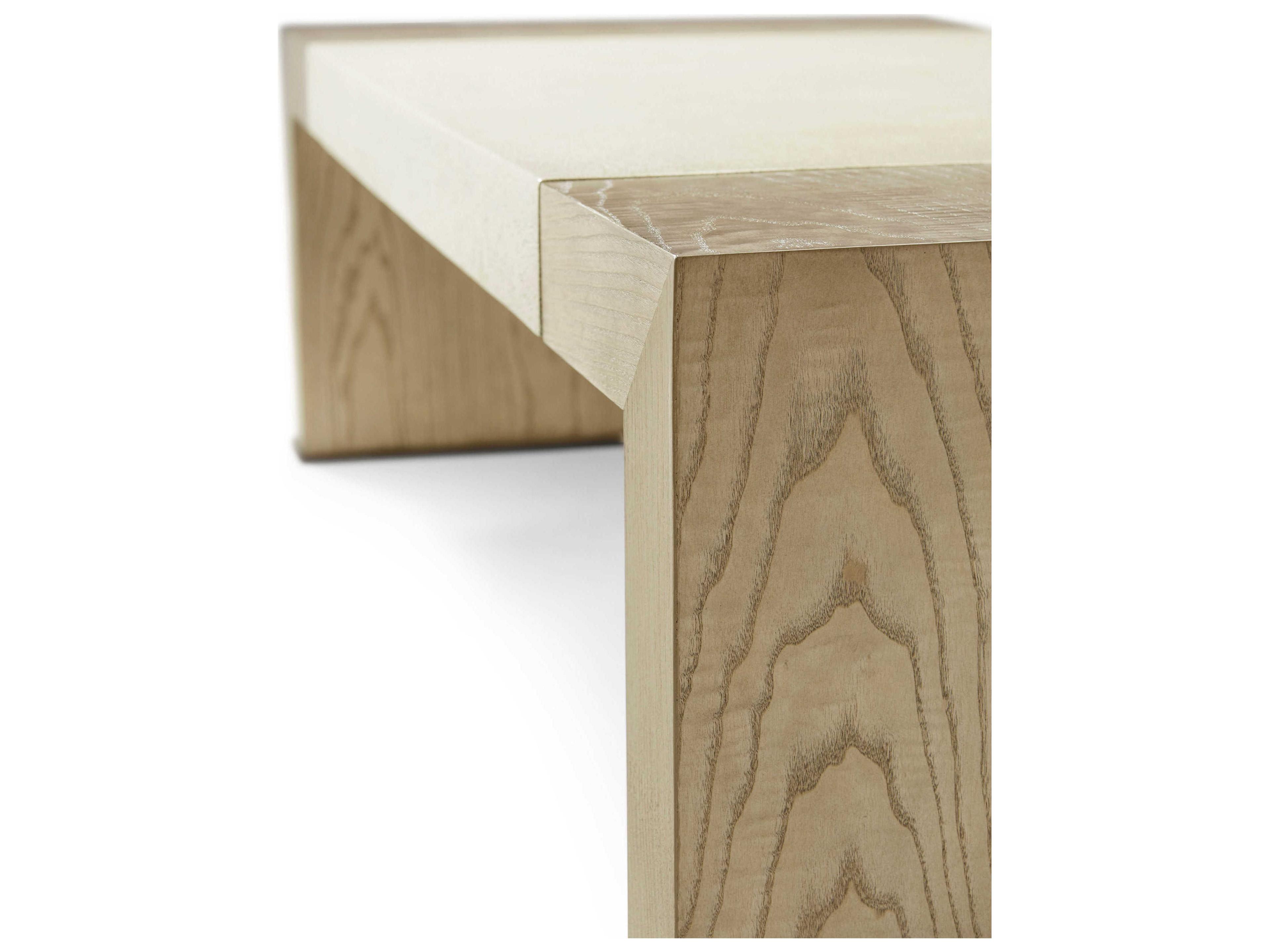 Theodore Alexander Catalina Rectangular Wood Dune Coffee Table