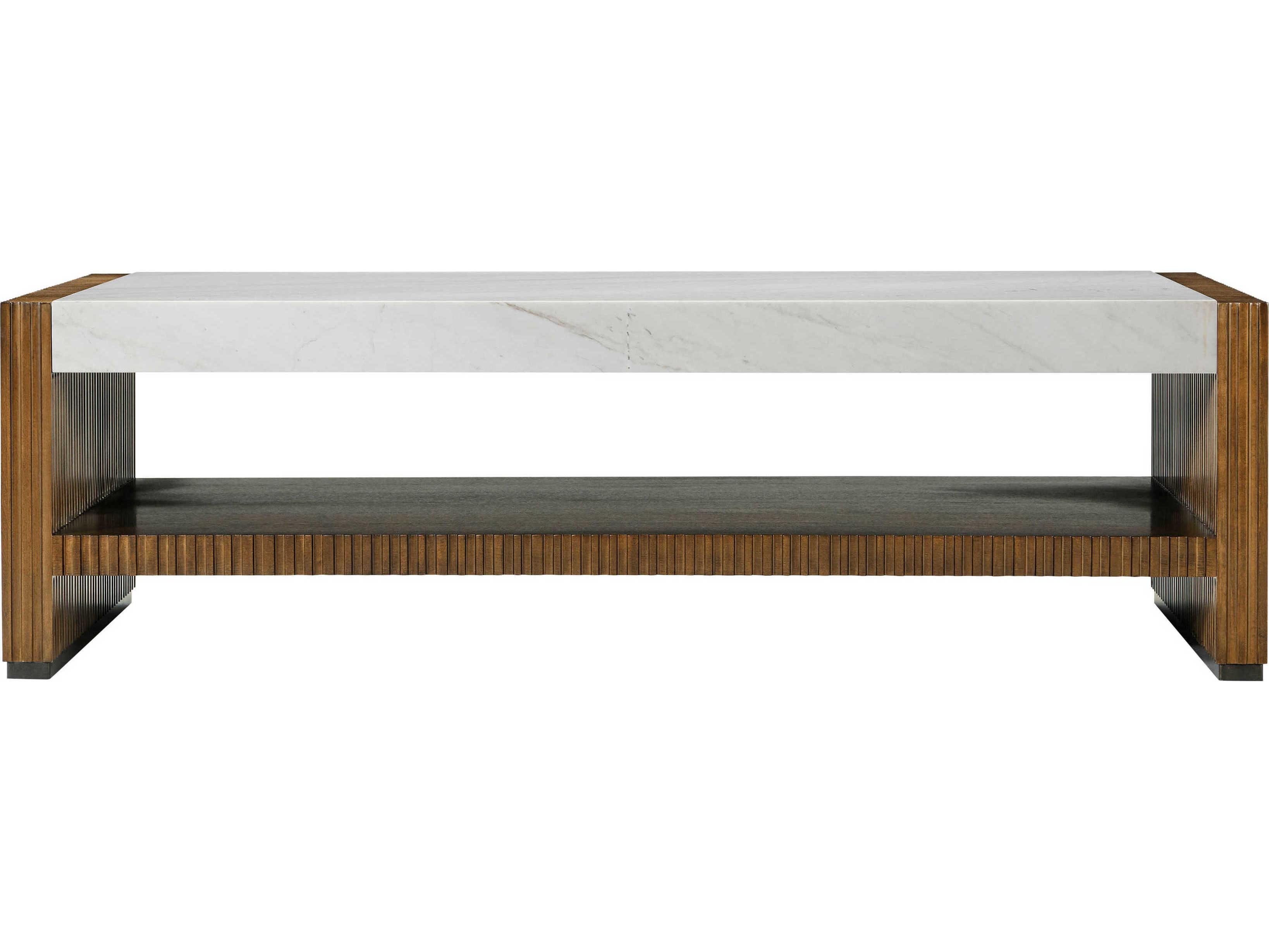 Theodore Alexander Ta Originals Rectangular Marble Galeto Coffee Table