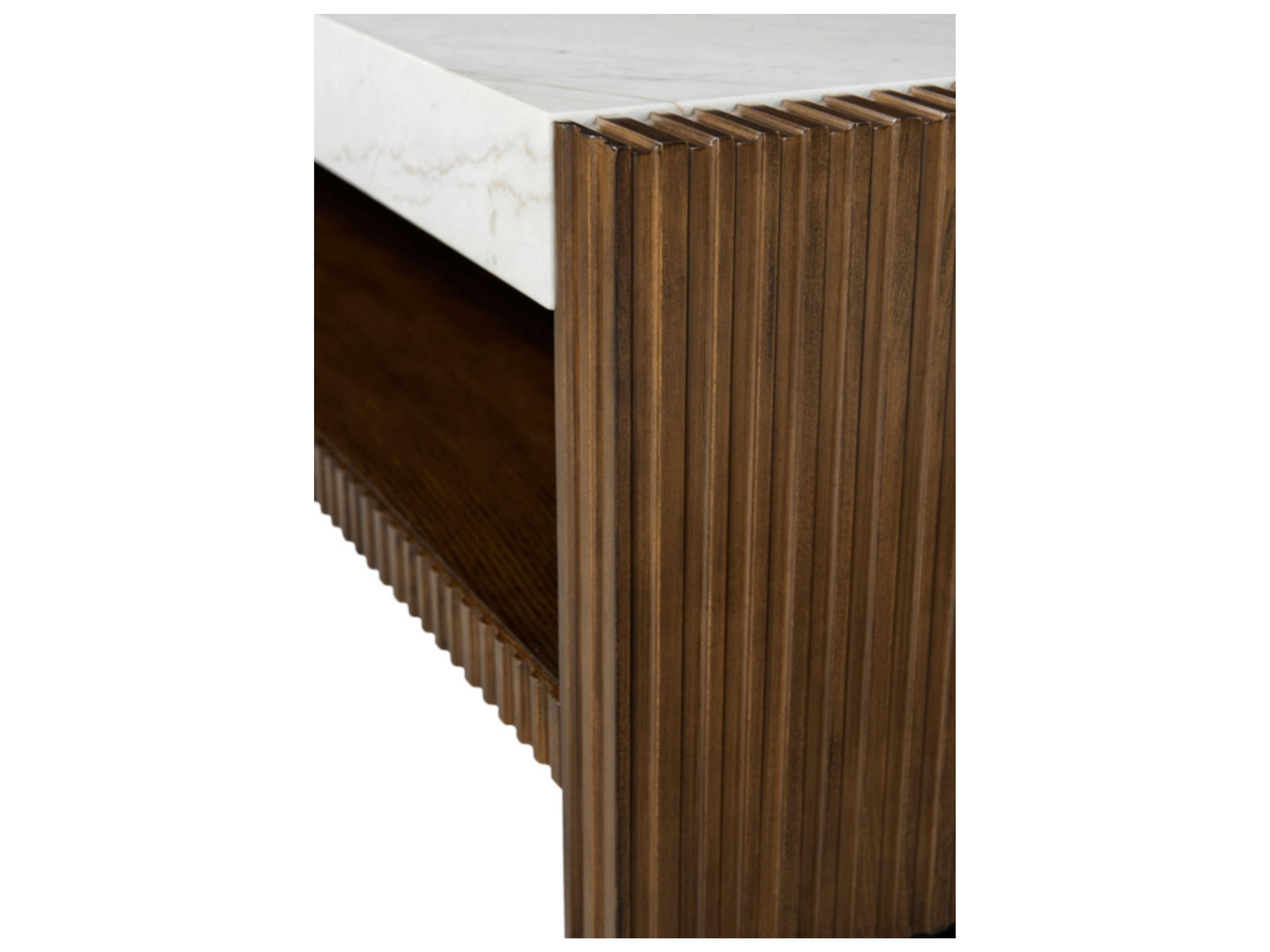 Theodore Alexander Ta Originals Rectangular Marble Galeto Coffee Table