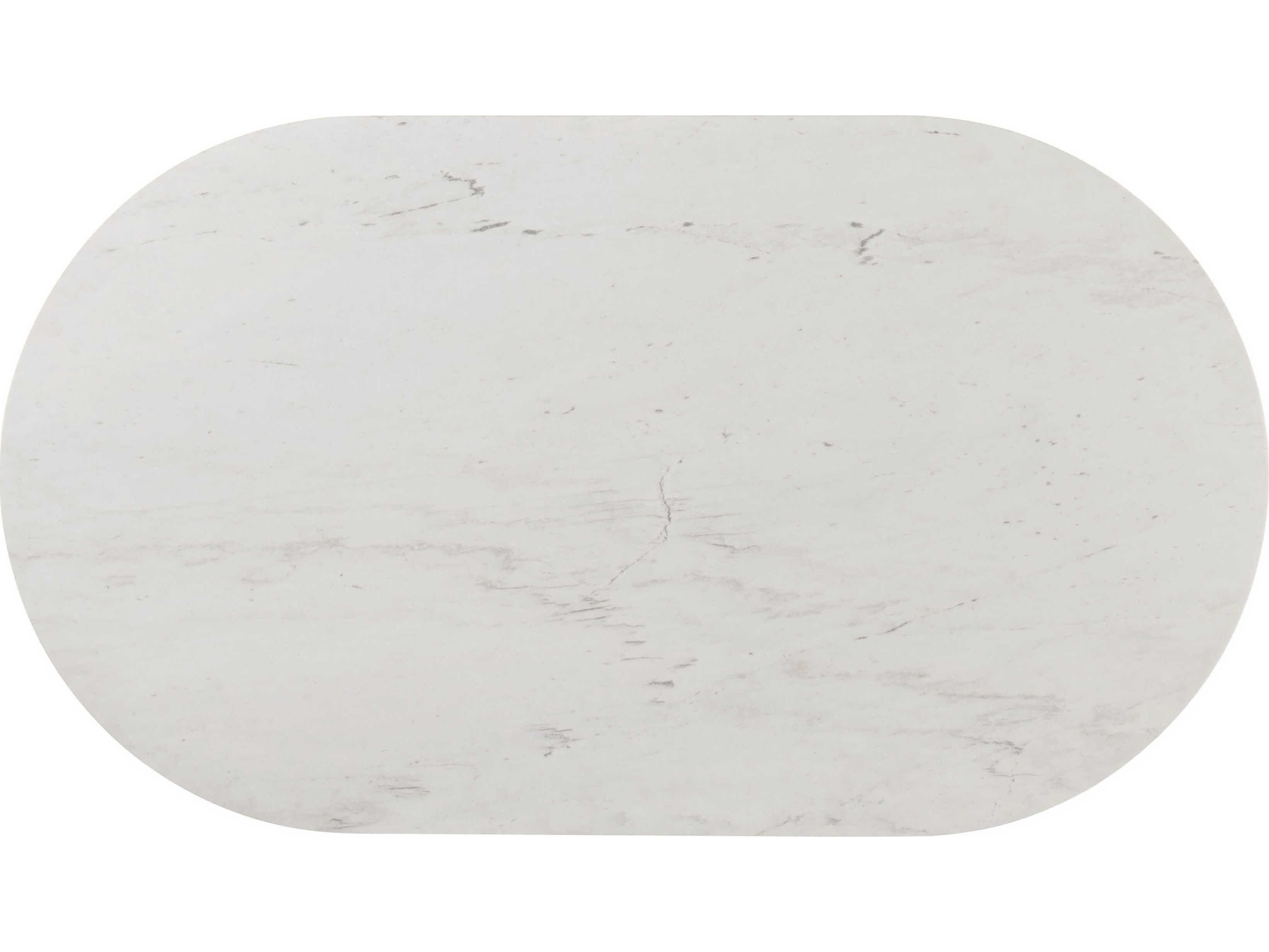 Theodore Alexander Ta Originals Oval Marble Galeto Coffee Table