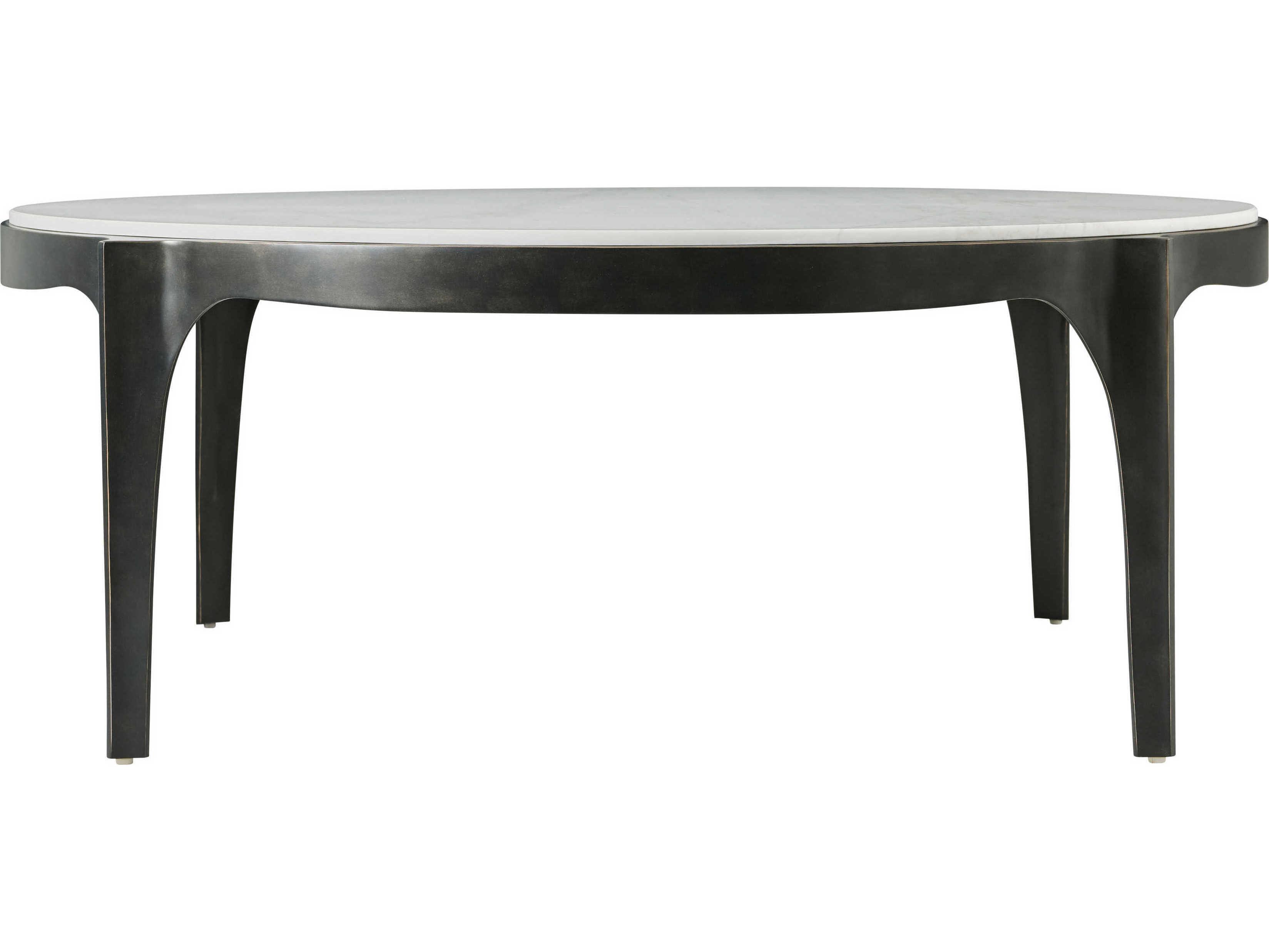 Theodore Alexander Ta Originals Round Marble Romulus Coffee Table