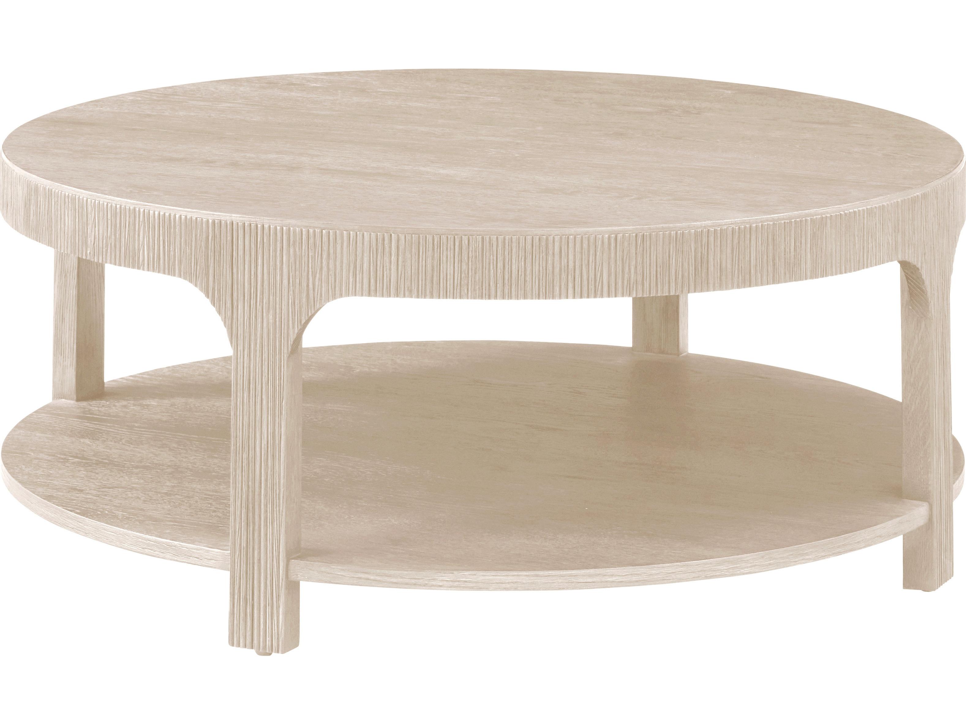 Theodore Alexander Horizon Day Round Wood Coffee Table