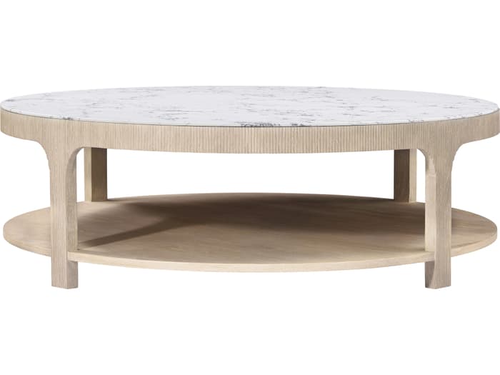 Theodore Alexander Horizon Round Marble Coffee Table