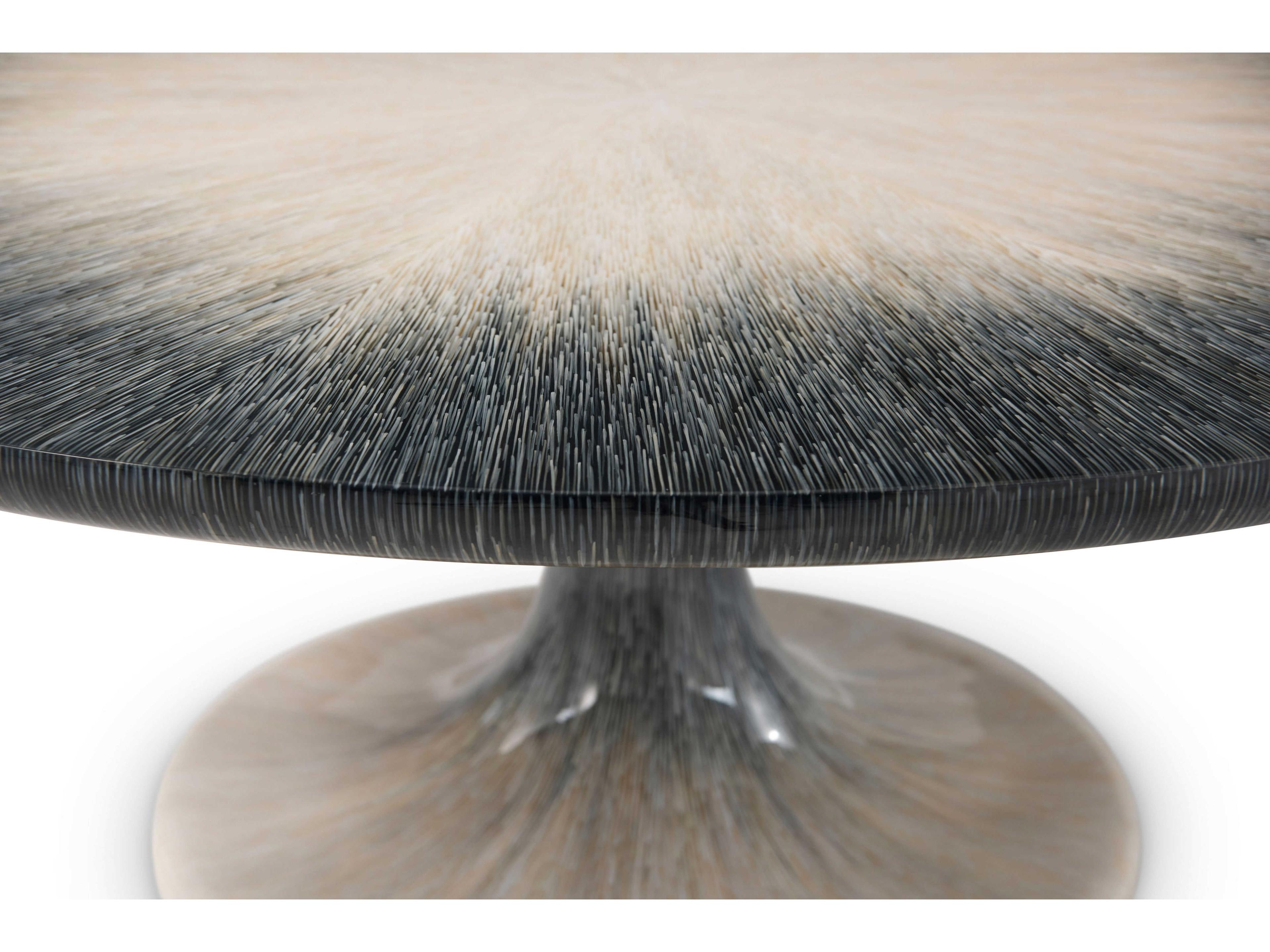 Theodore Alexander Ta Originals Round Wood Filament Coffee Table