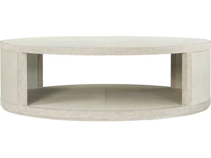 Theodore Alexander Maxwell Round Wood Coffee Table