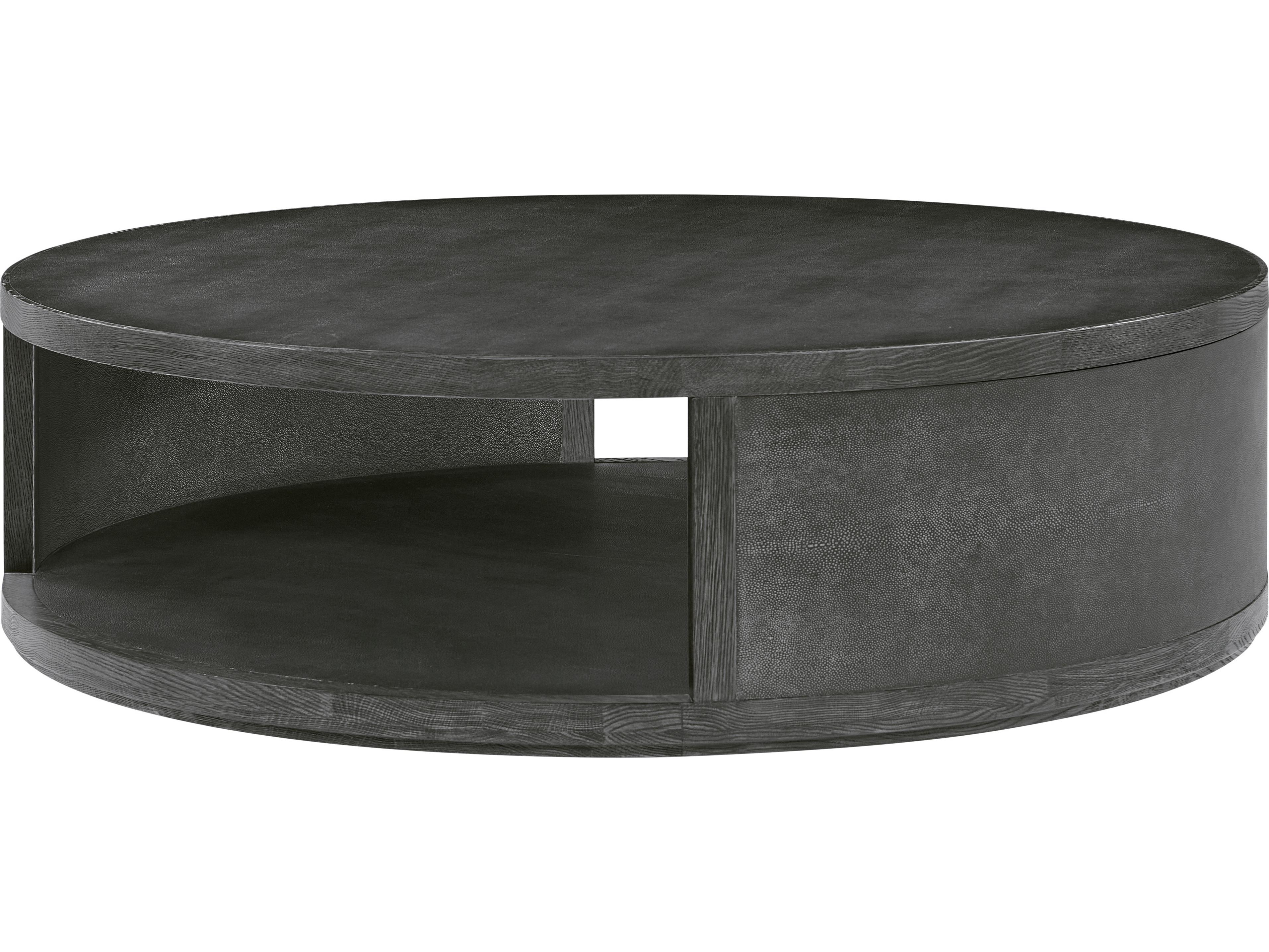 Theodore Alexander Maxwell Round Wood Coffee Table