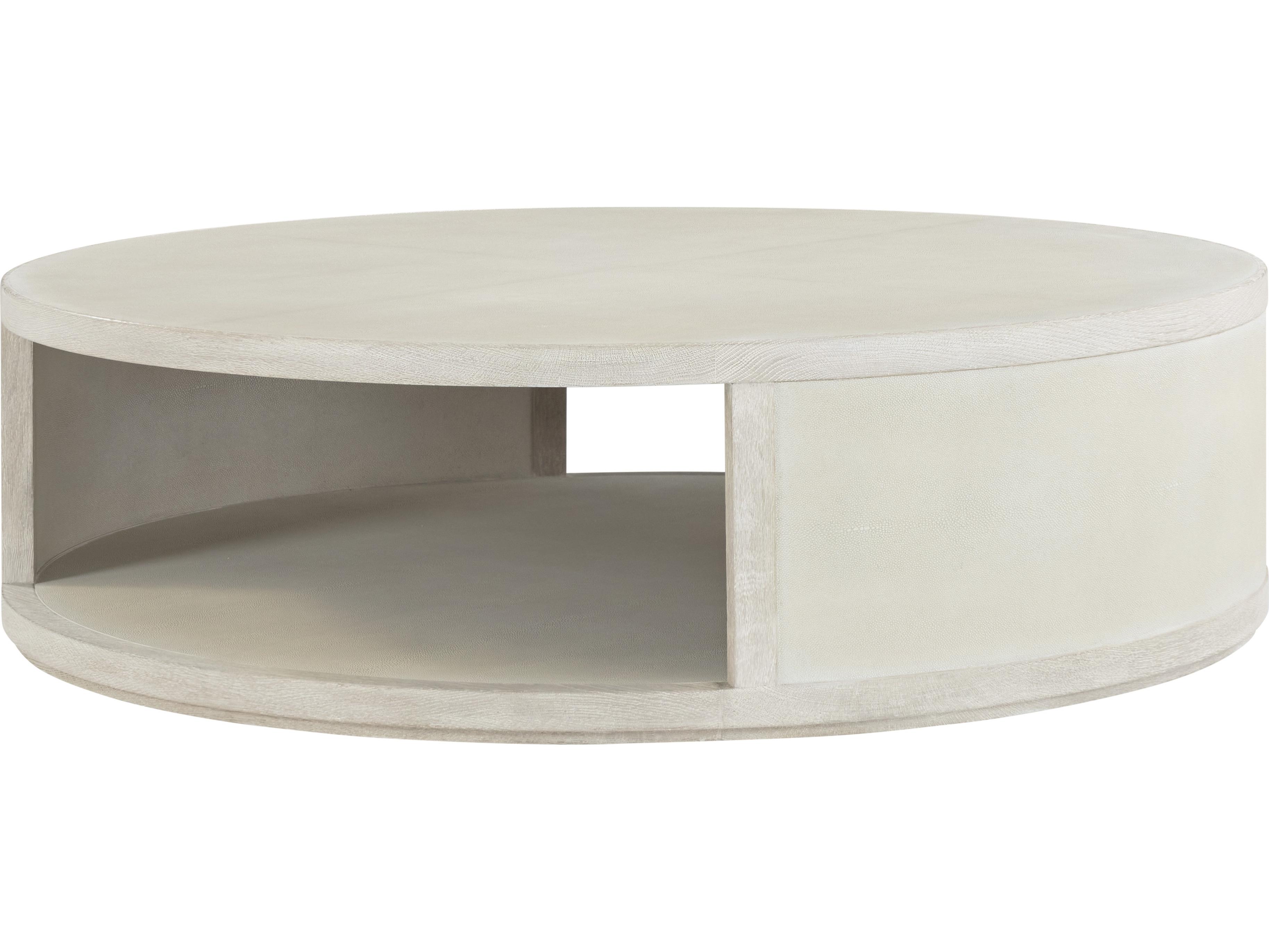 Theodore Alexander Maxwell Round Concrete Coffee Table