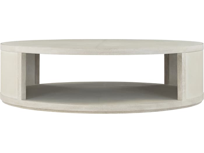 Theodore Alexander Maxwell Round Concrete Coffee Table